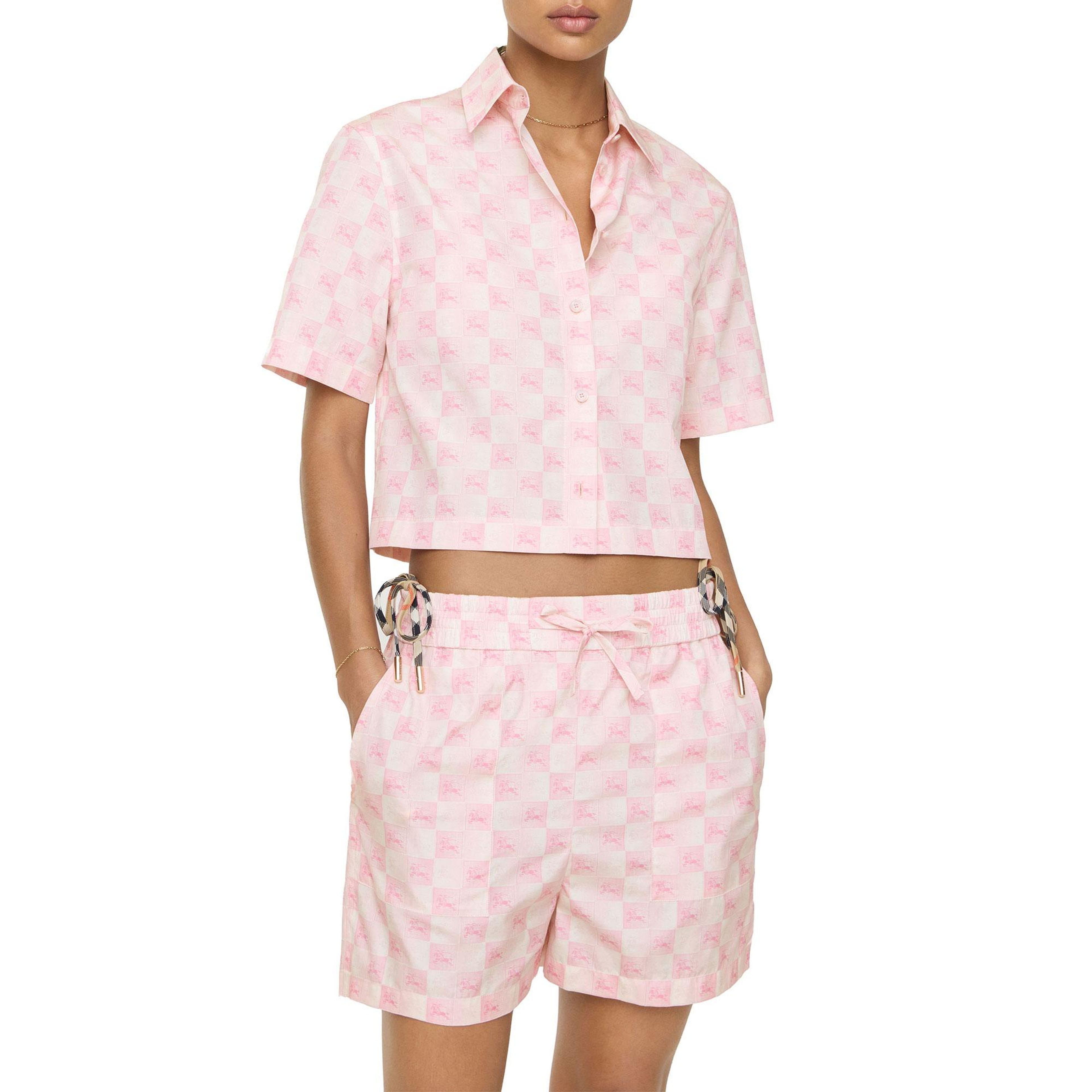 Burberry Kadın Pembe Gömlek