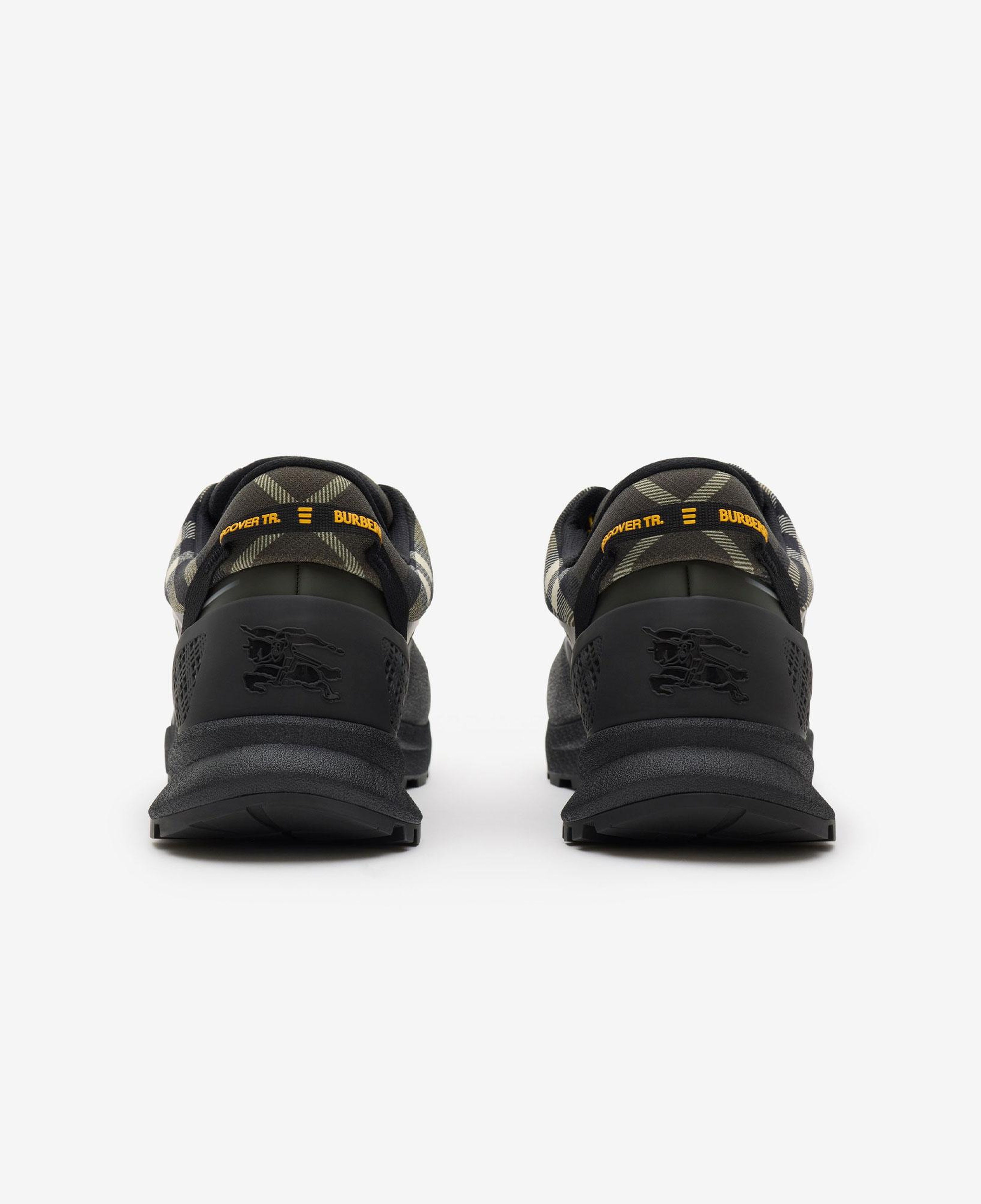 Burberry Check And Mesh Discover Erkek Haki Sneaker