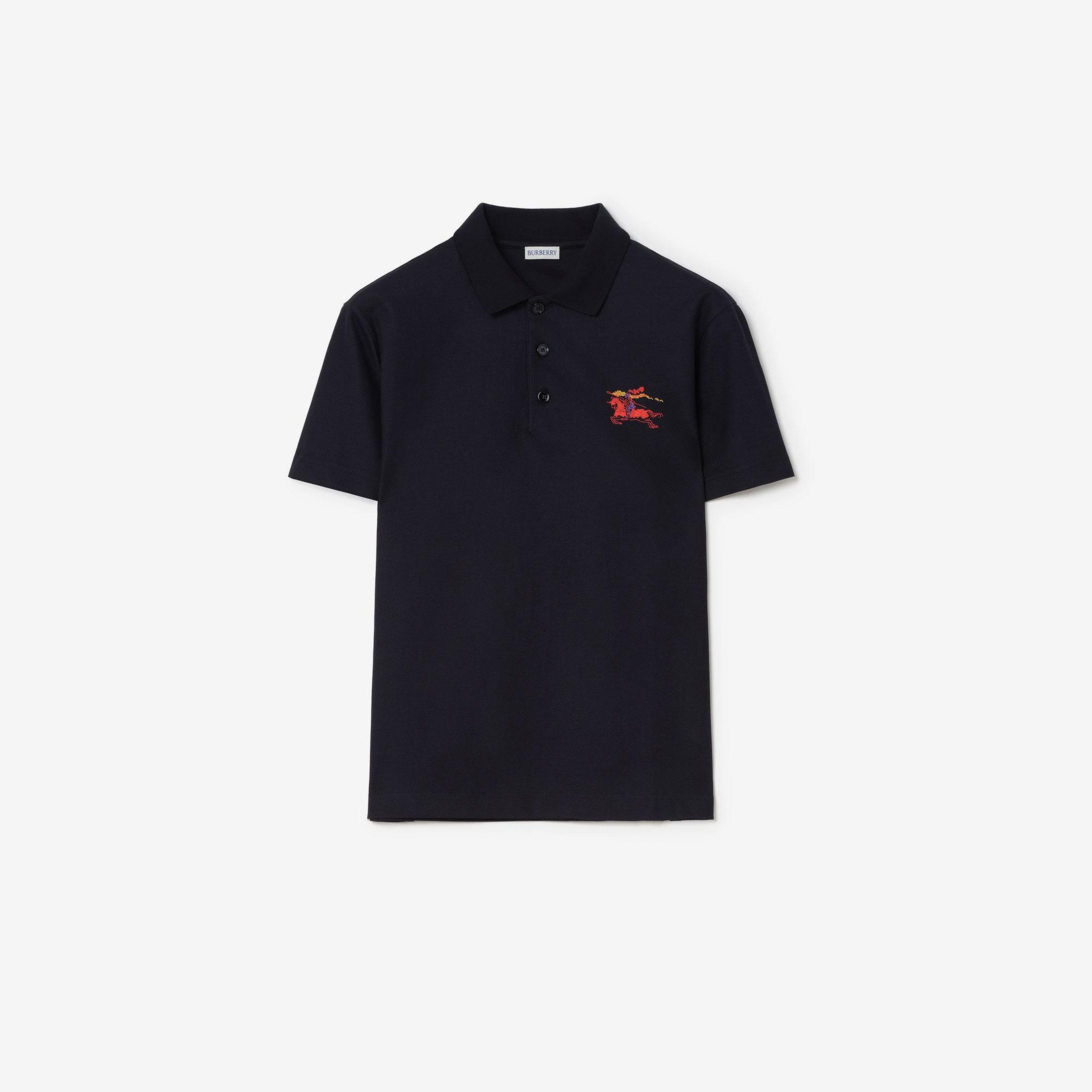 Burberry Cross Stitch Ekd Cotton Erkek Lacivert Polo