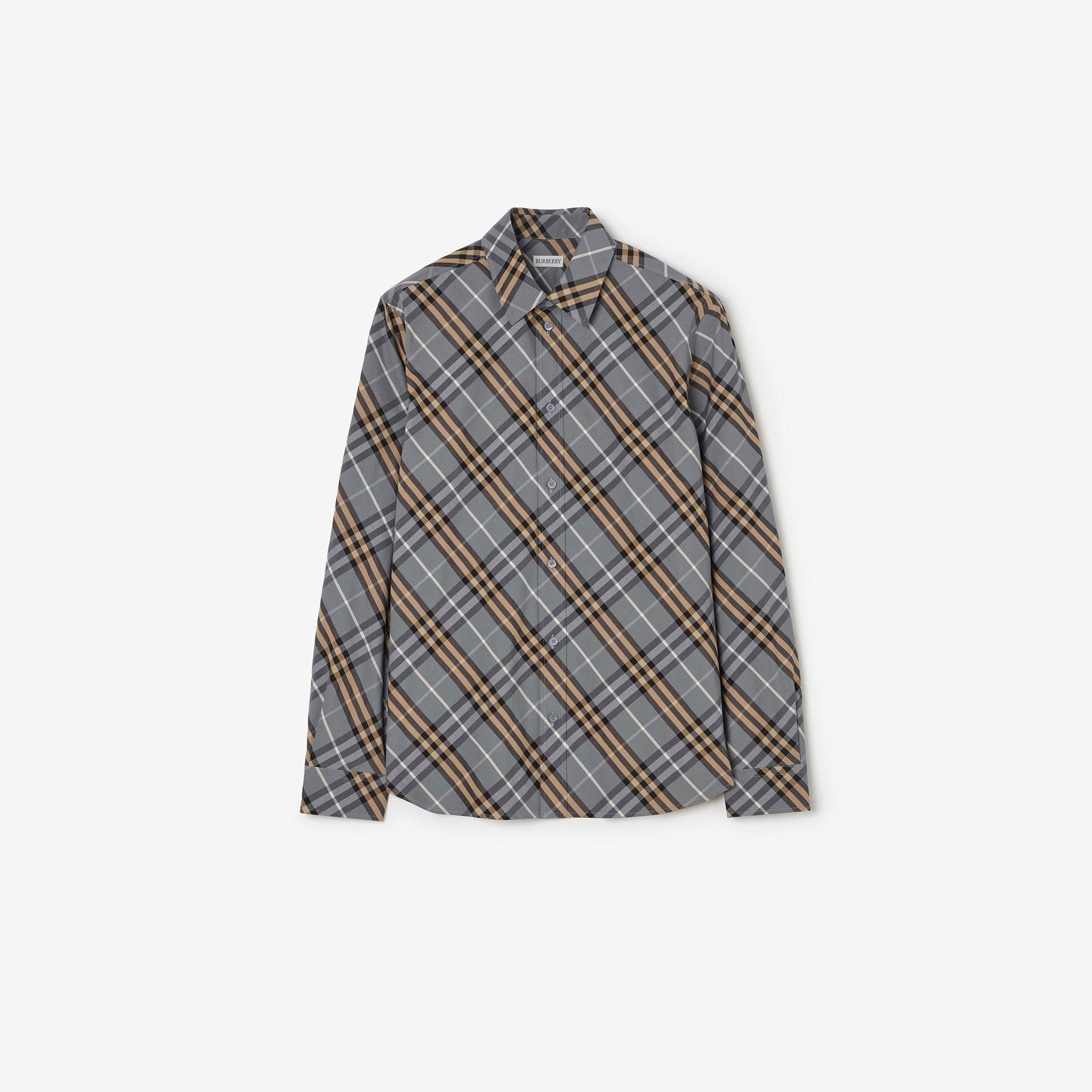 Burberry Erkek Mavi Gömlek