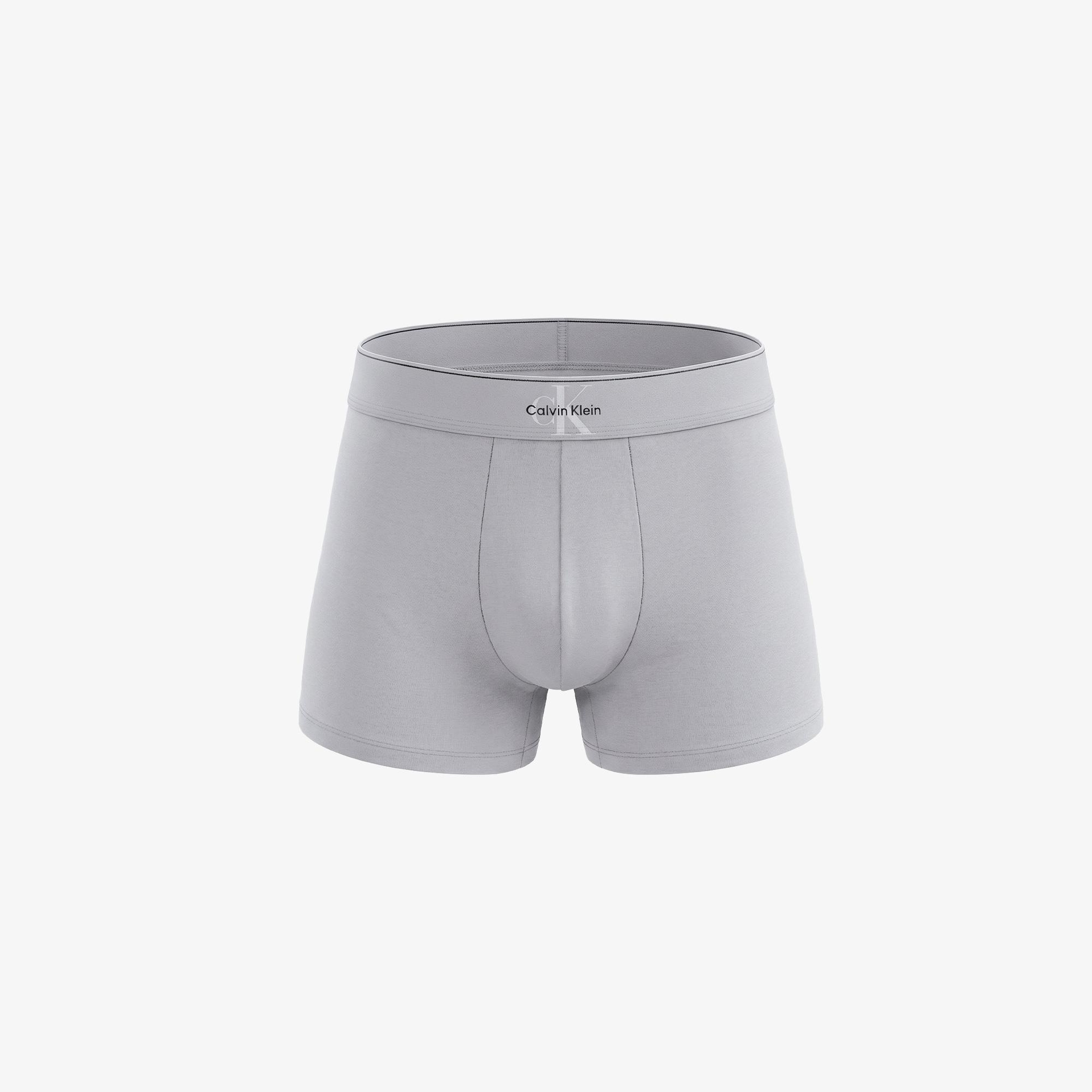 Calvin Klein Trunk 3'lü Erkek Gri Boxer