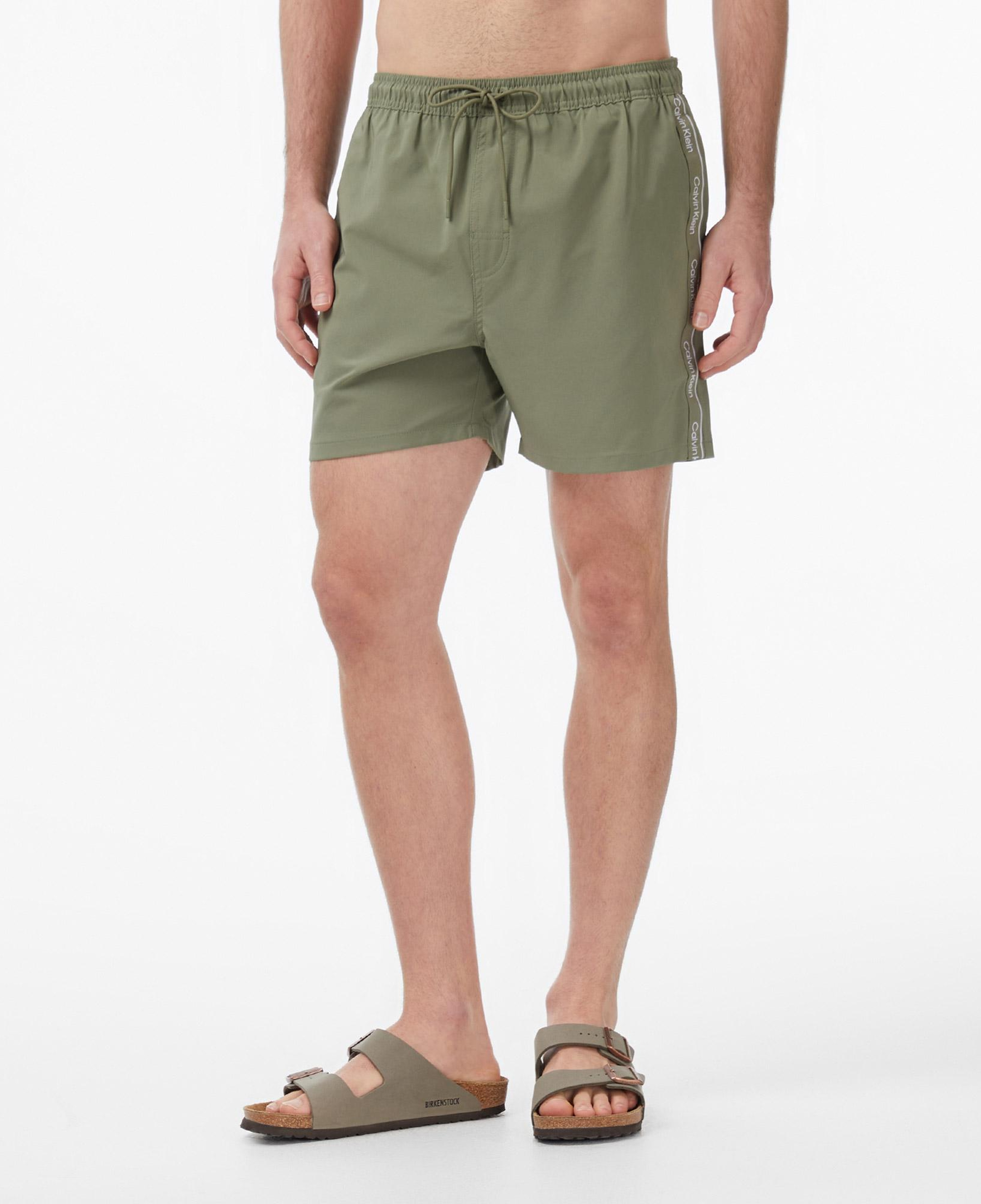 Calvin Klein Medium Drawstring Core Erkek Haki Deniz Şortu