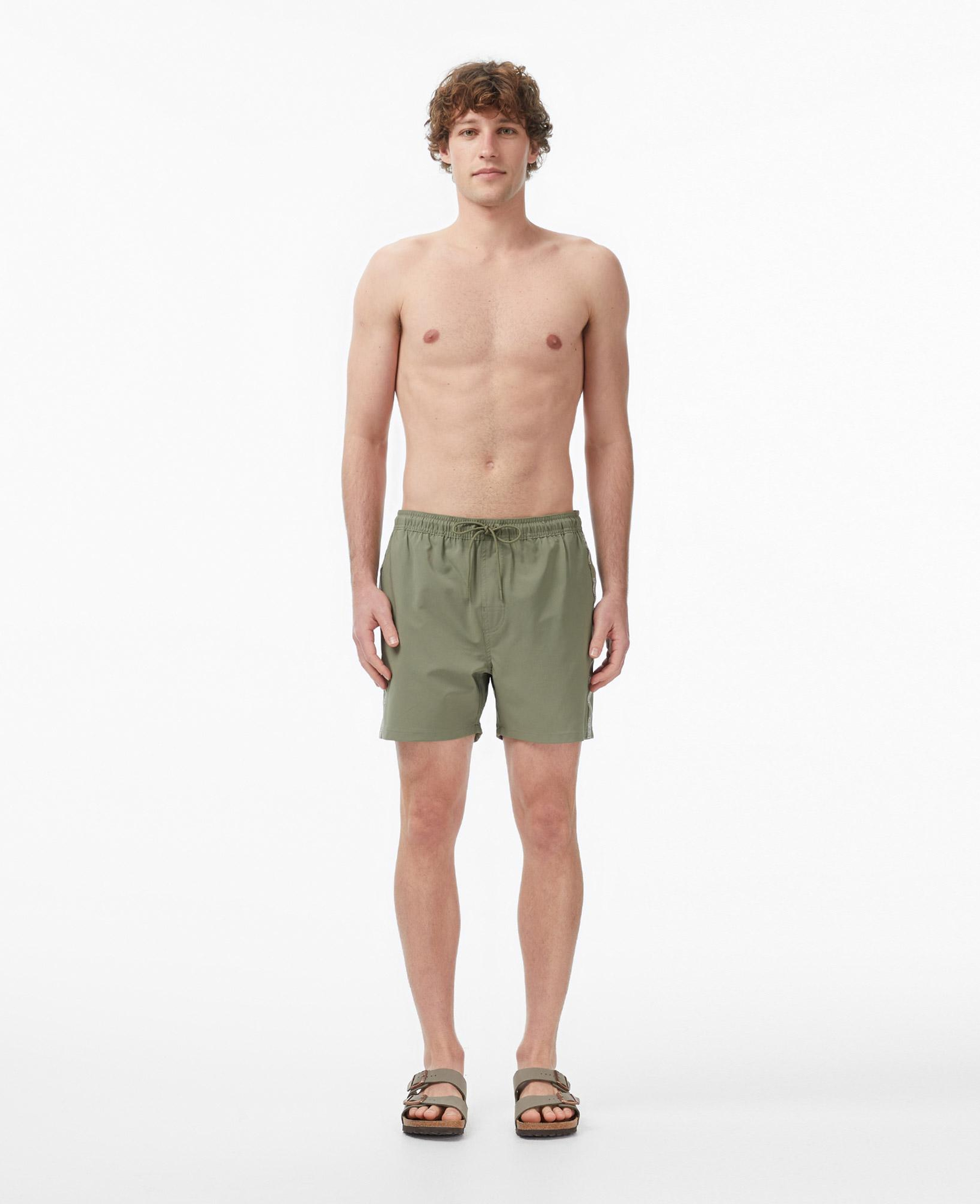 Calvin Klein Medium Drawstring Core Erkek Haki Deniz Şortu