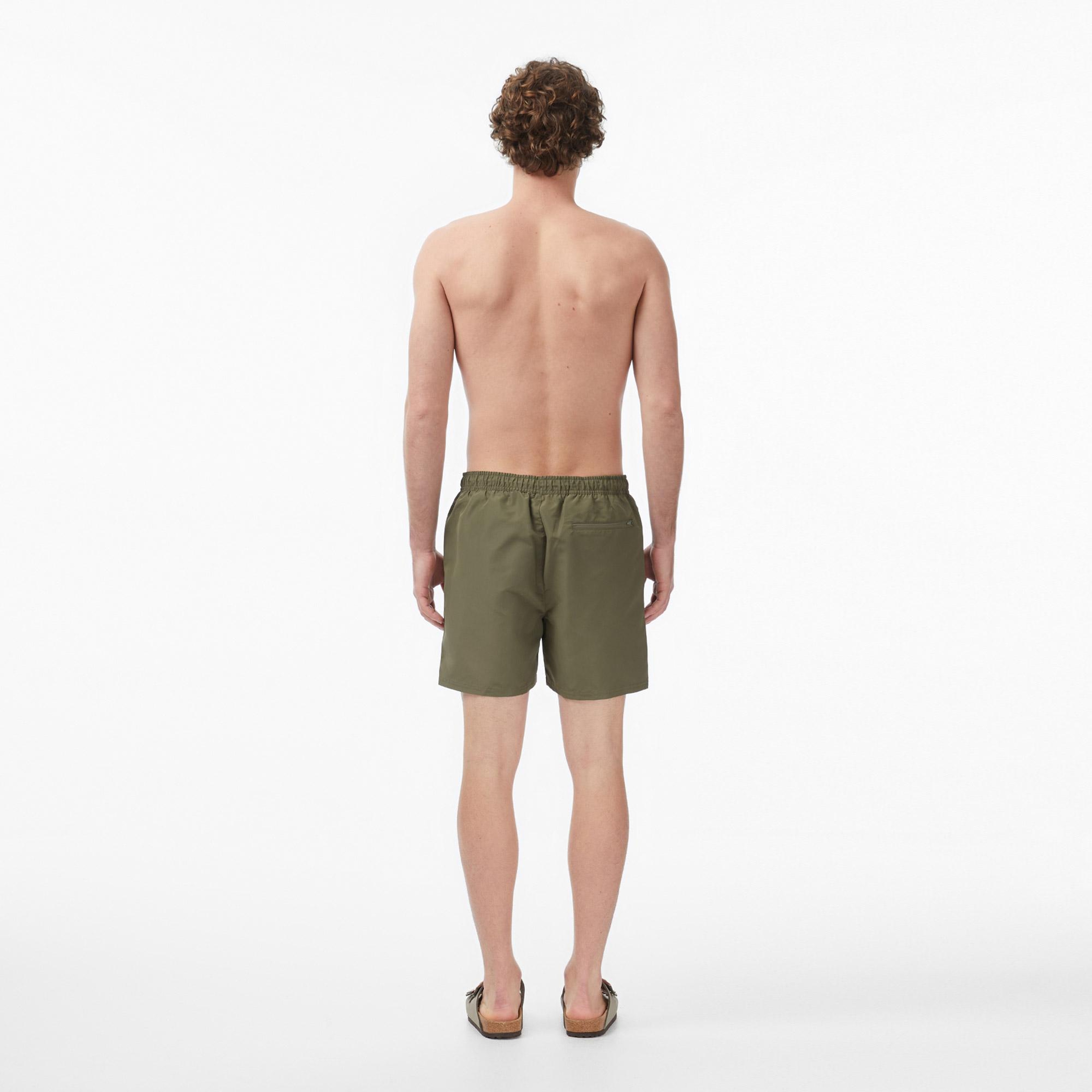 Calvin Klein Medium Drawstring Erkek Yeşil Deniz Şortu