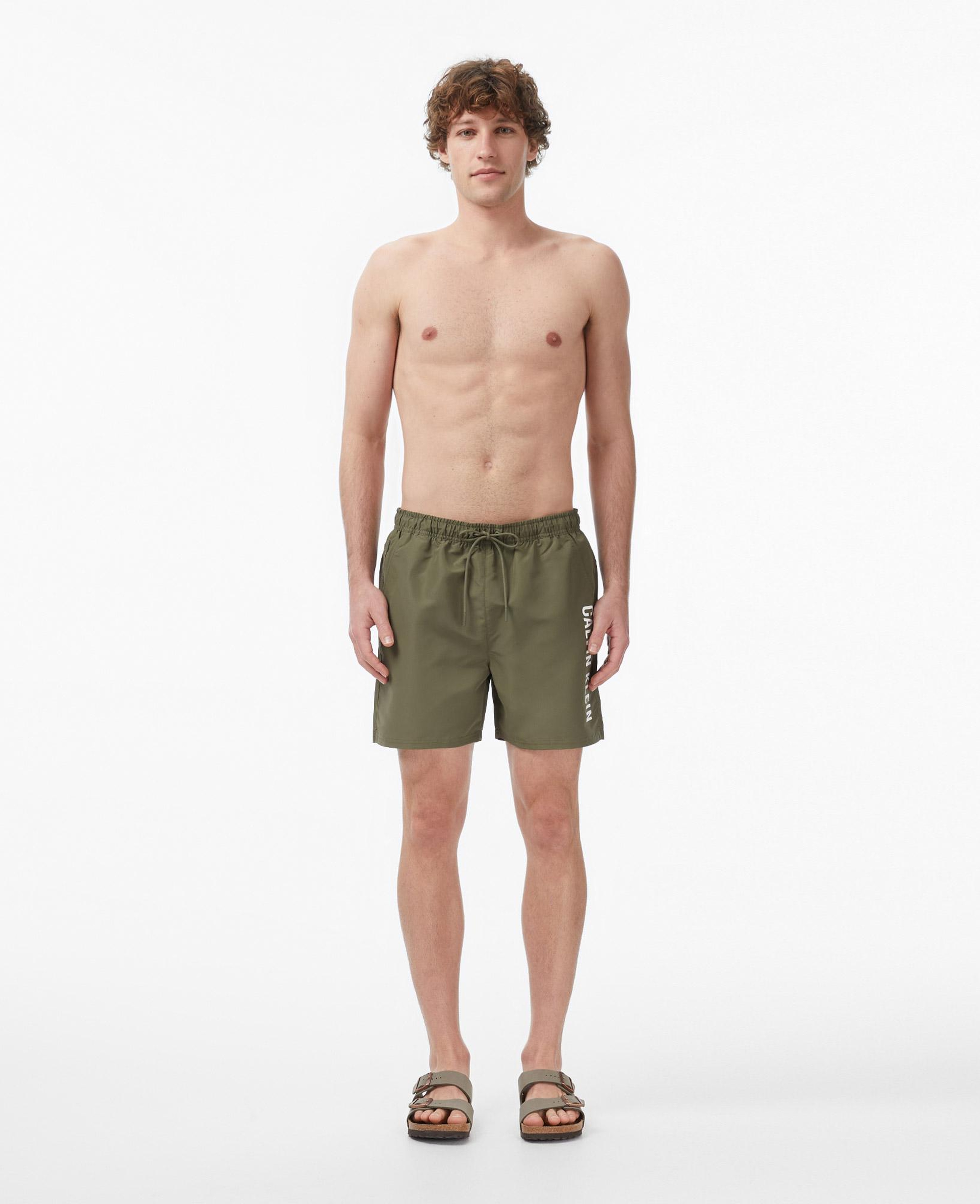 Calvin Klein Medium Drawstring Erkek Yeşil Deniz Şortu