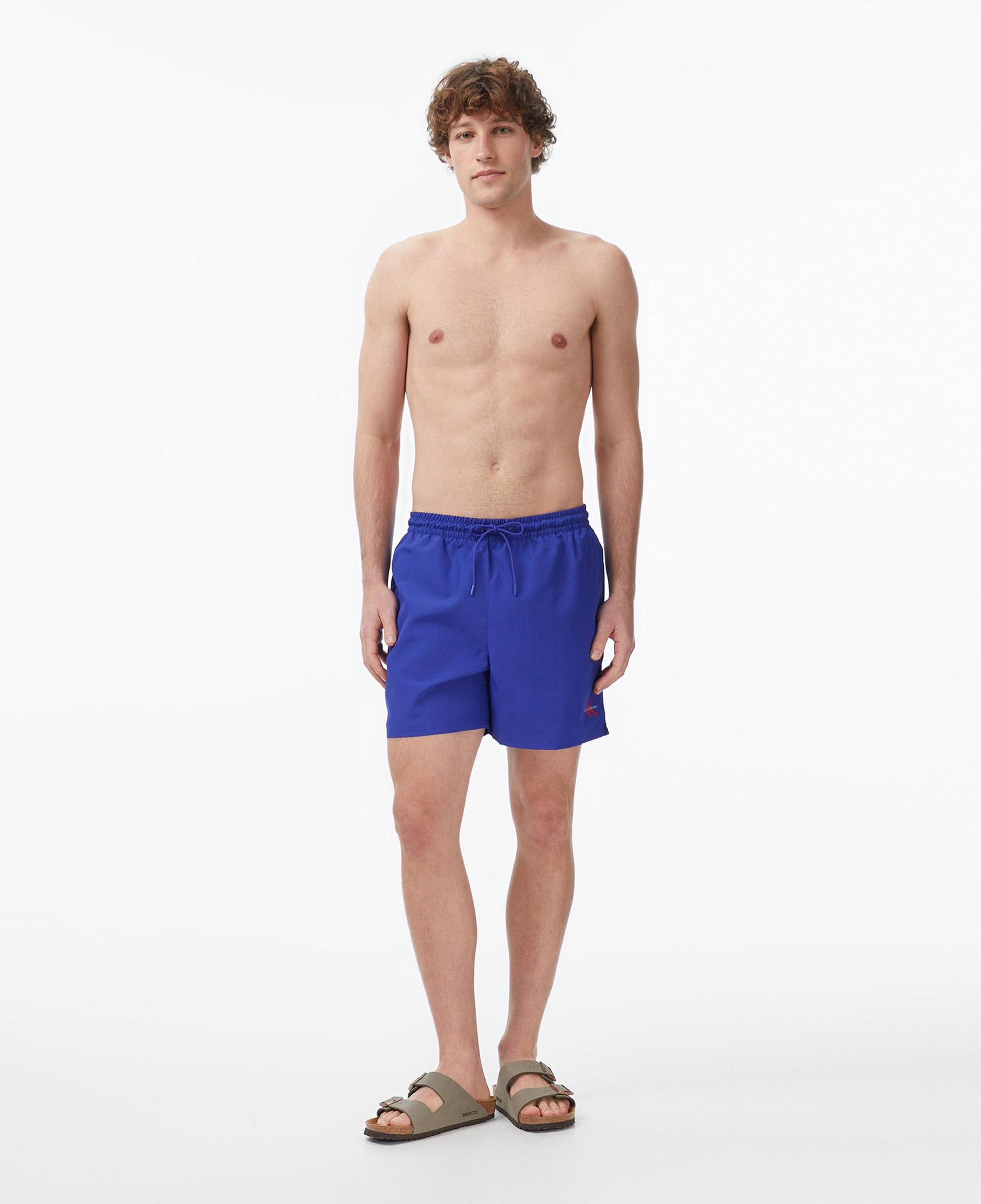 Calvin Klein Medium Drawstring Waistband Erkek Mor Deniz Şortu