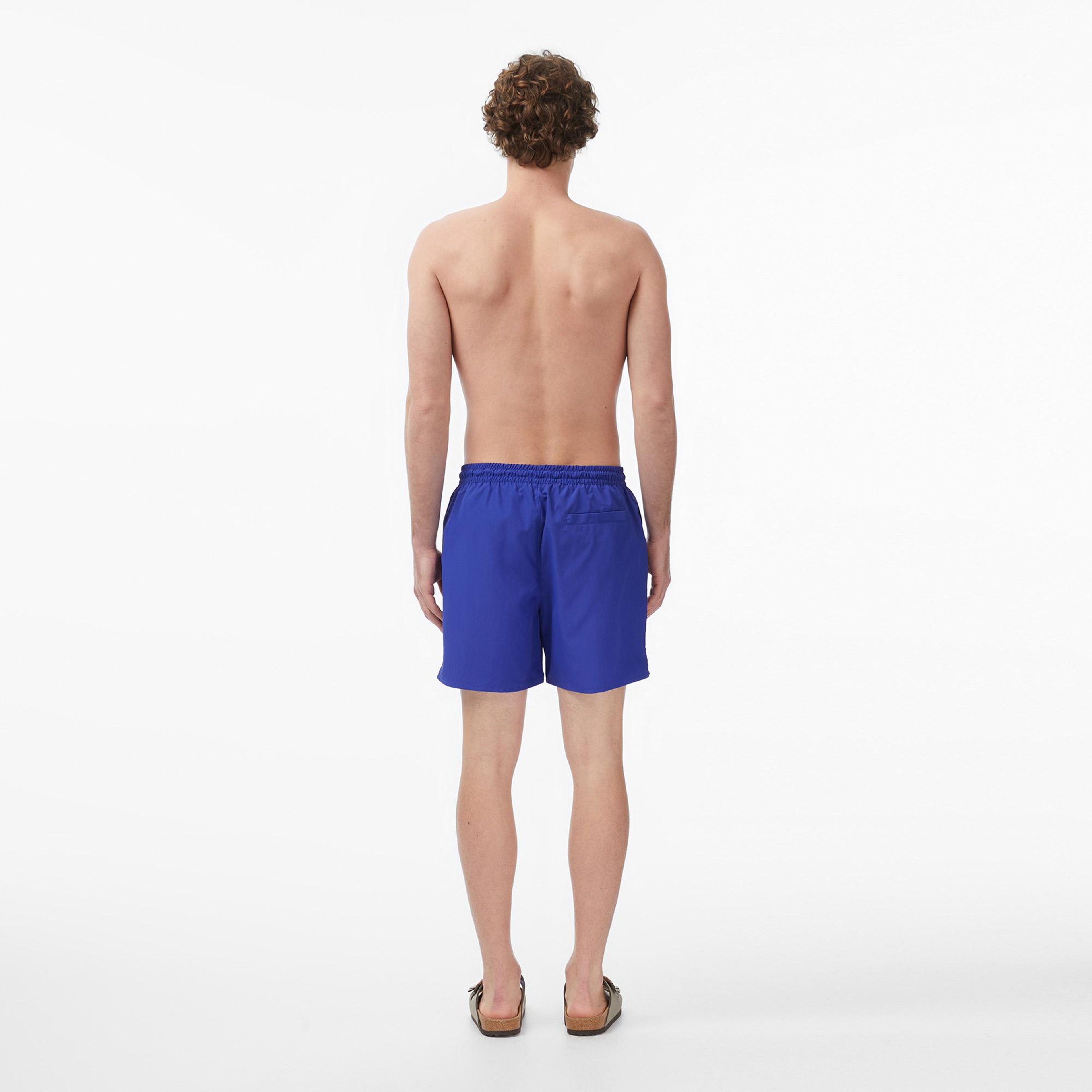 Calvin Klein Medium Drawstring Waistband Erkek Mor Deniz Şortu