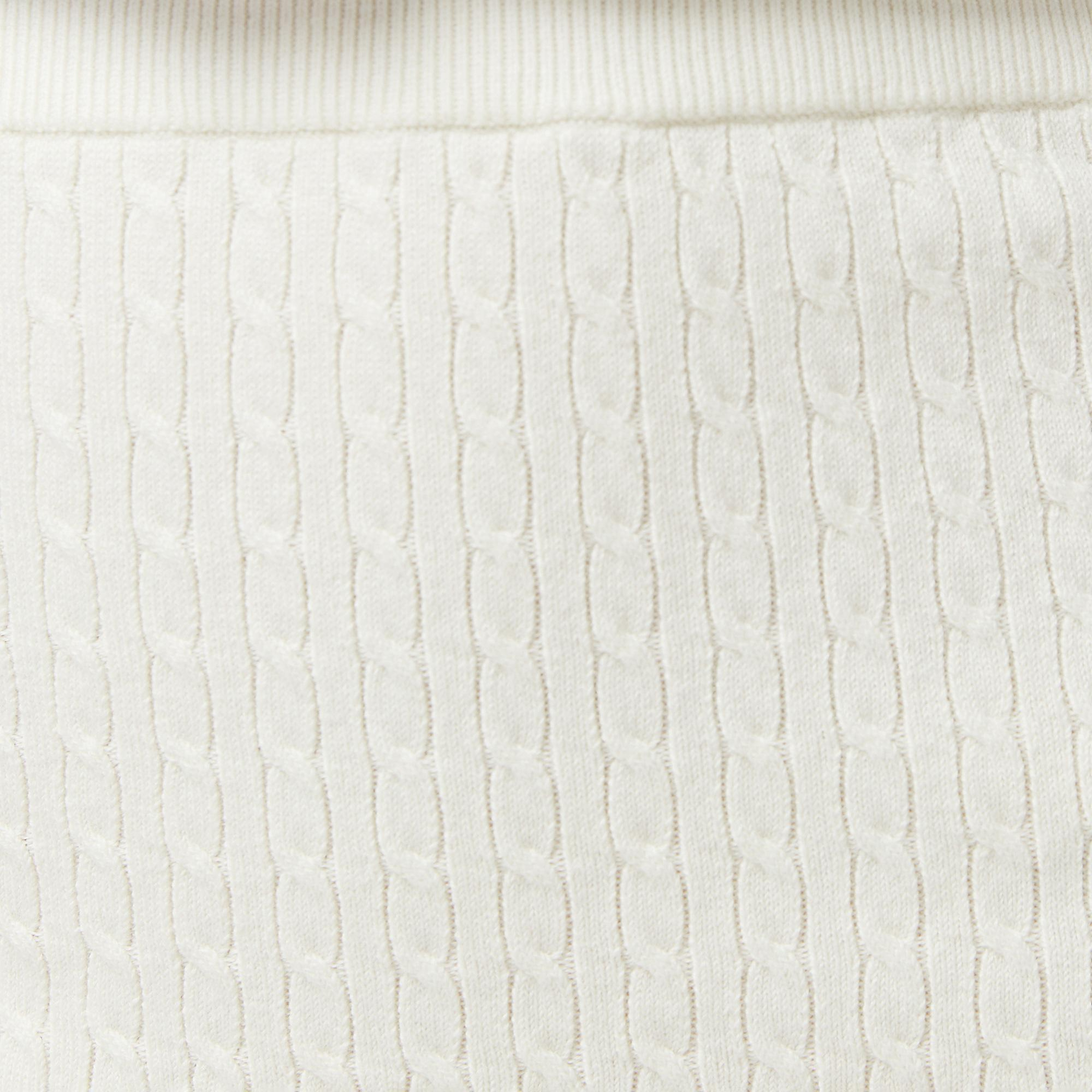 Calvin Klein Microcable Mini Kadın Beyaz Etek