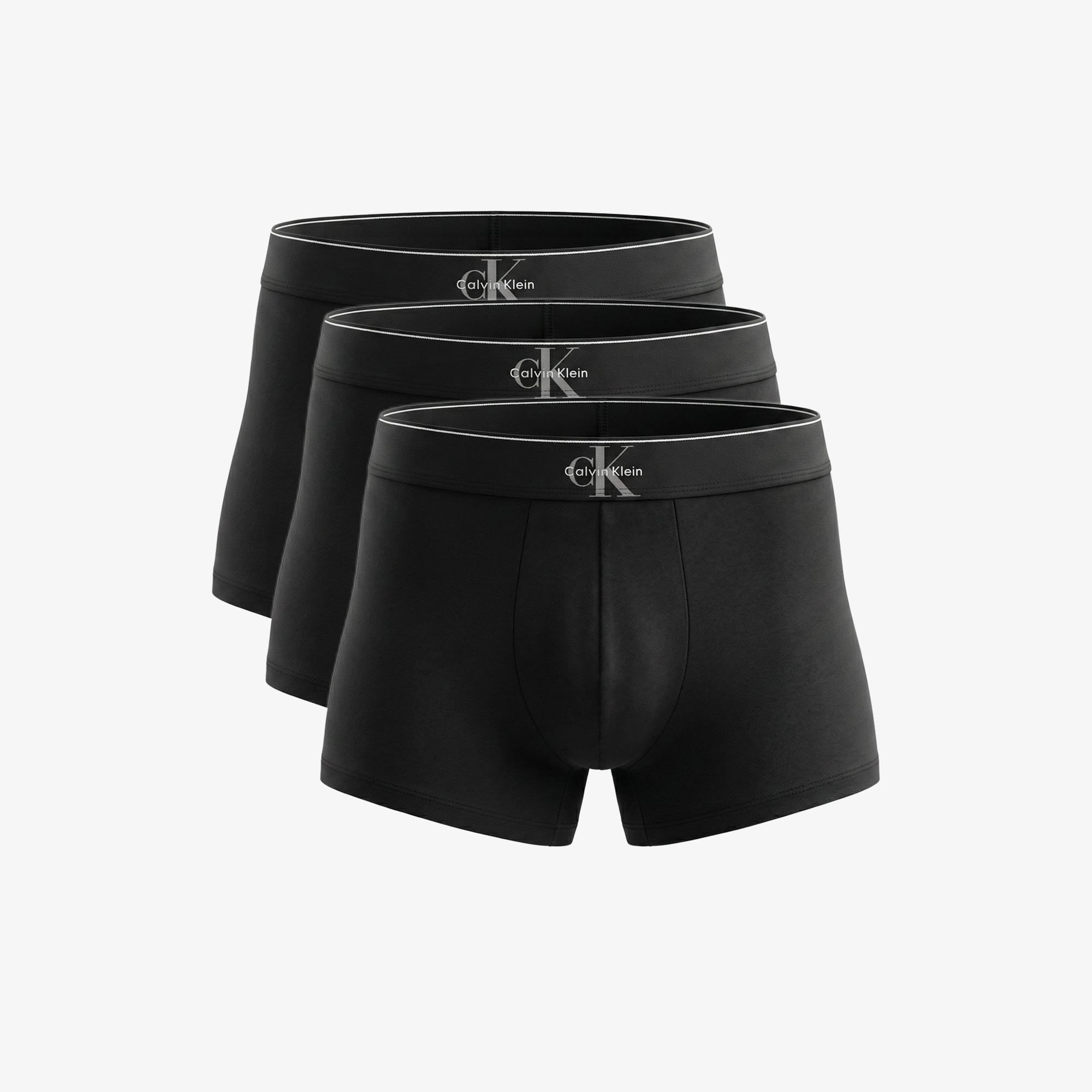 Calvin Klein Trunk 3'lü Erkek Siyah Boxer
