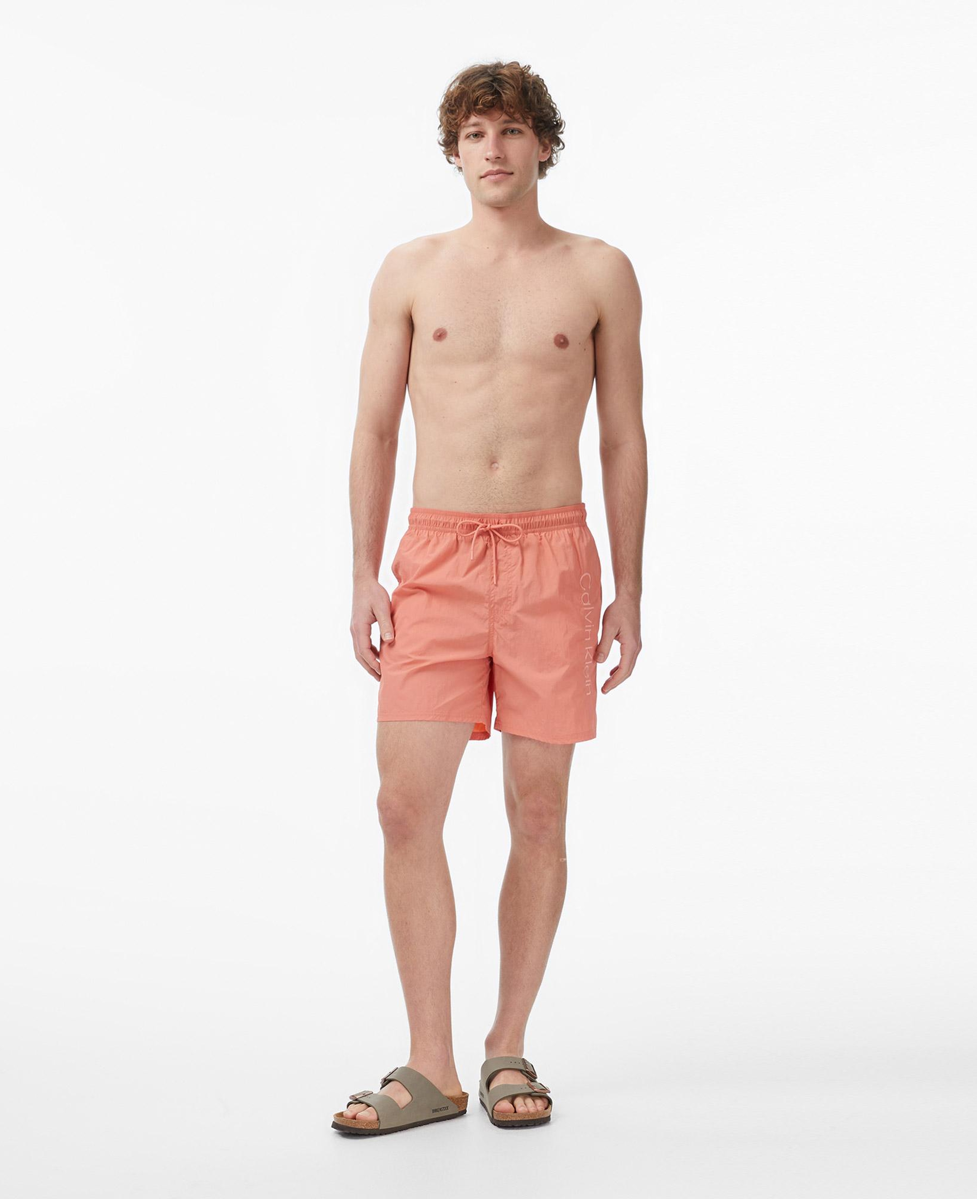 Calvin Klein Medium Drawstring Erkek Turuncu Deniz Şortu