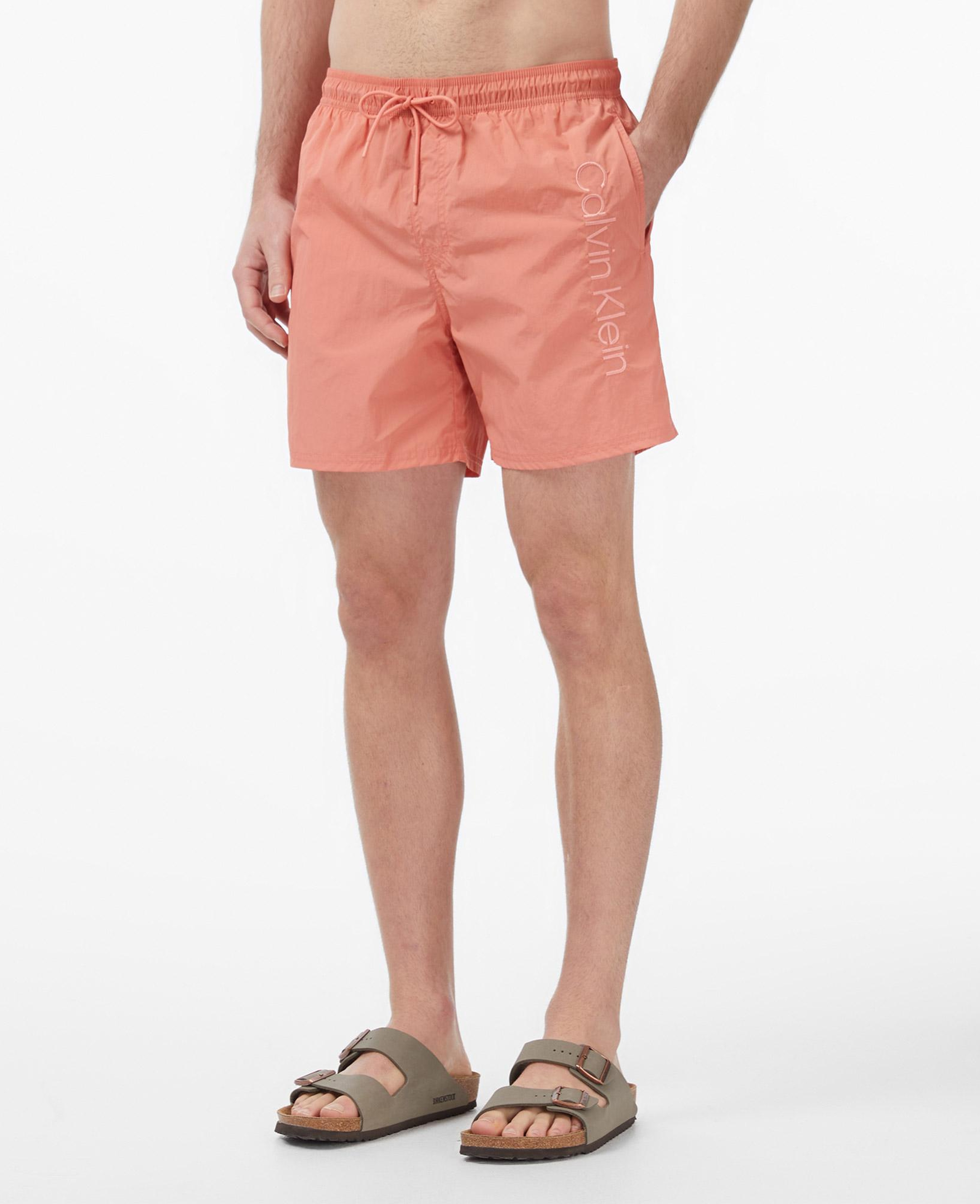 Calvin Klein Medium Drawstring Erkek Turuncu Deniz Şortu