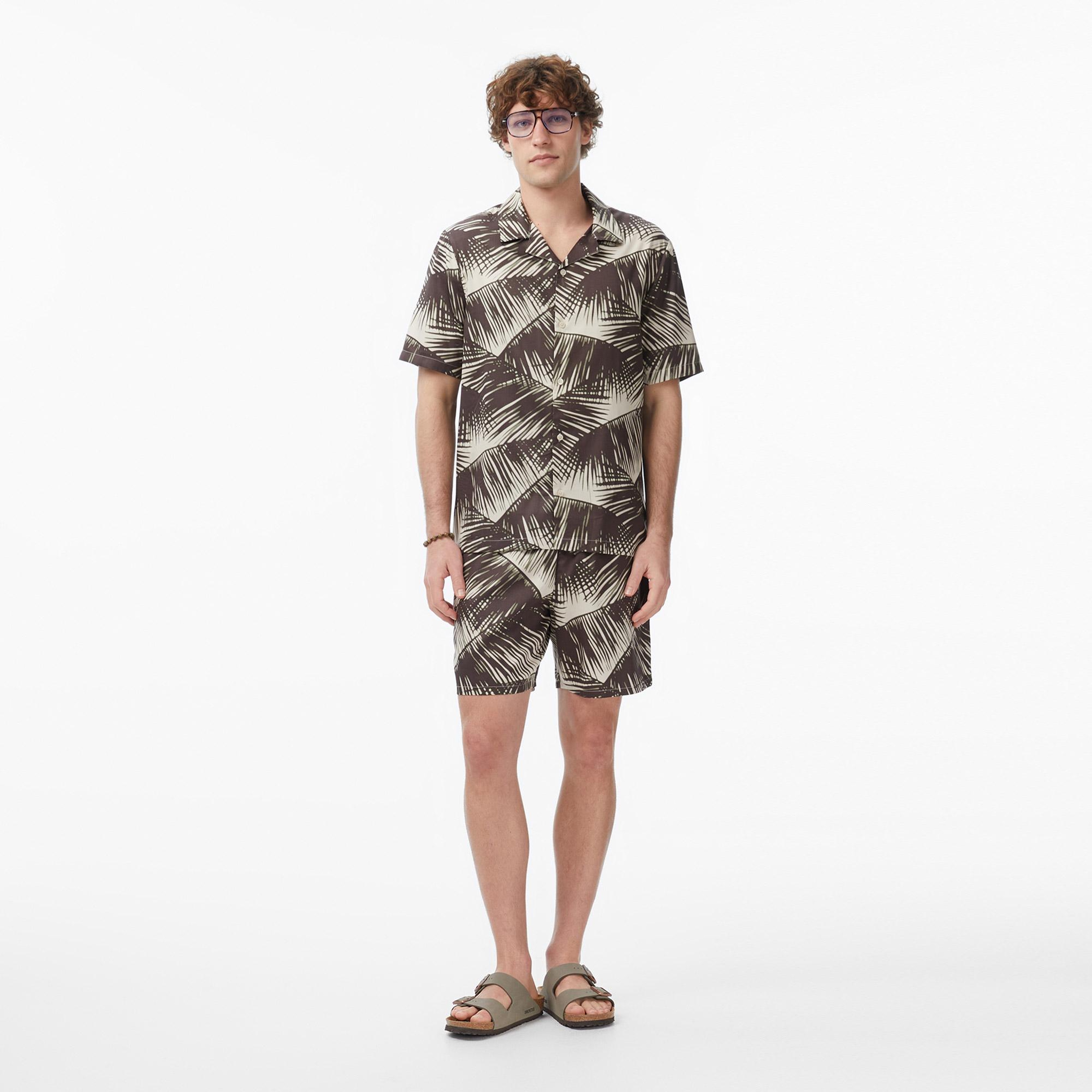 Calvin Klein Short Erkek Haki Deniz Şortu