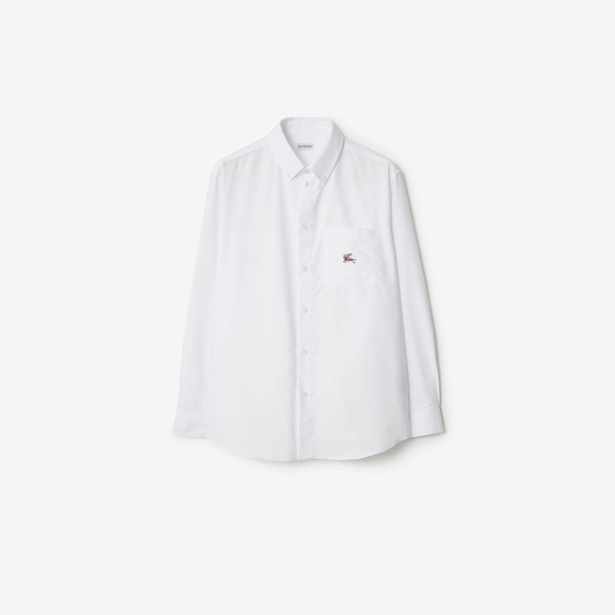 Burberry Roland Erkek Beyaz Gömlek