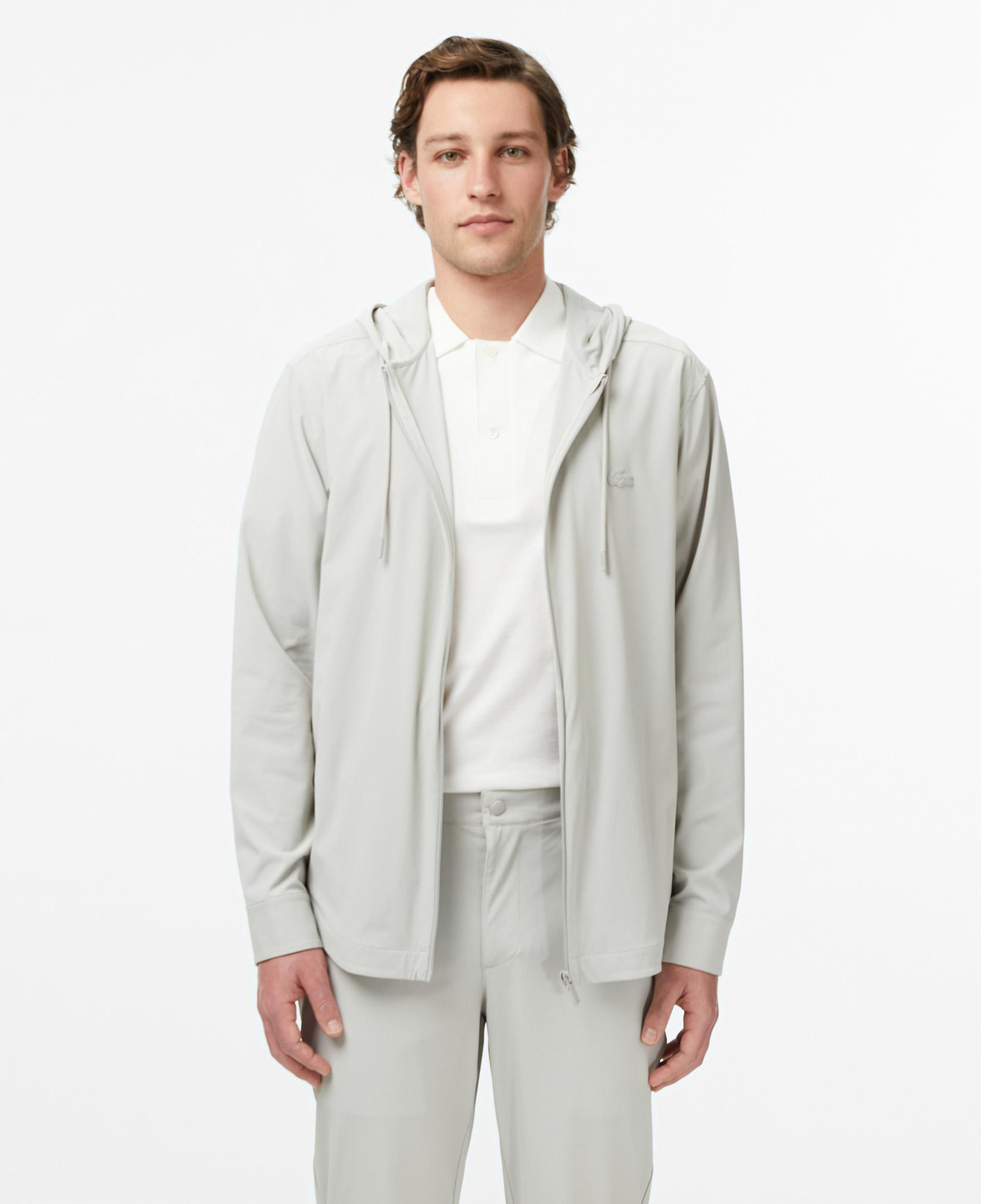 Lacoste Erkek Regular Fit Kapüşonlu Gri Gömlek