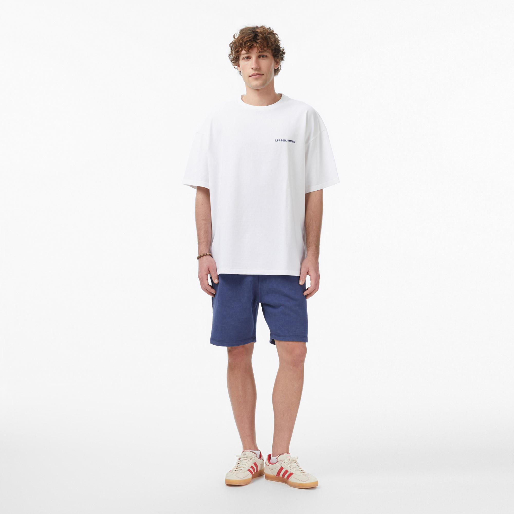Les Benjamins 024 Erkek Beyaz T-Shirt