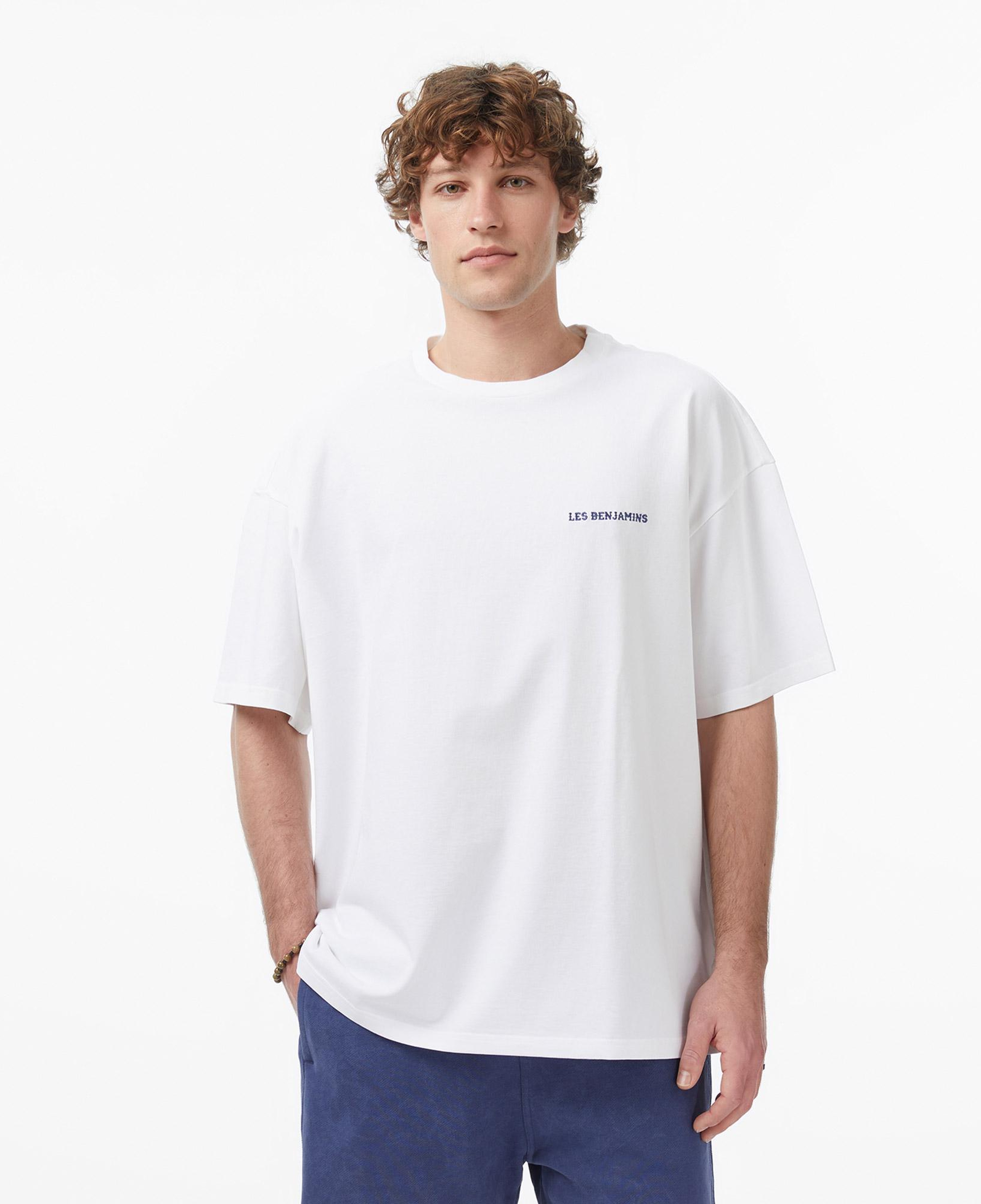 Les Benjamins 024 Erkek Beyaz T-Shirt