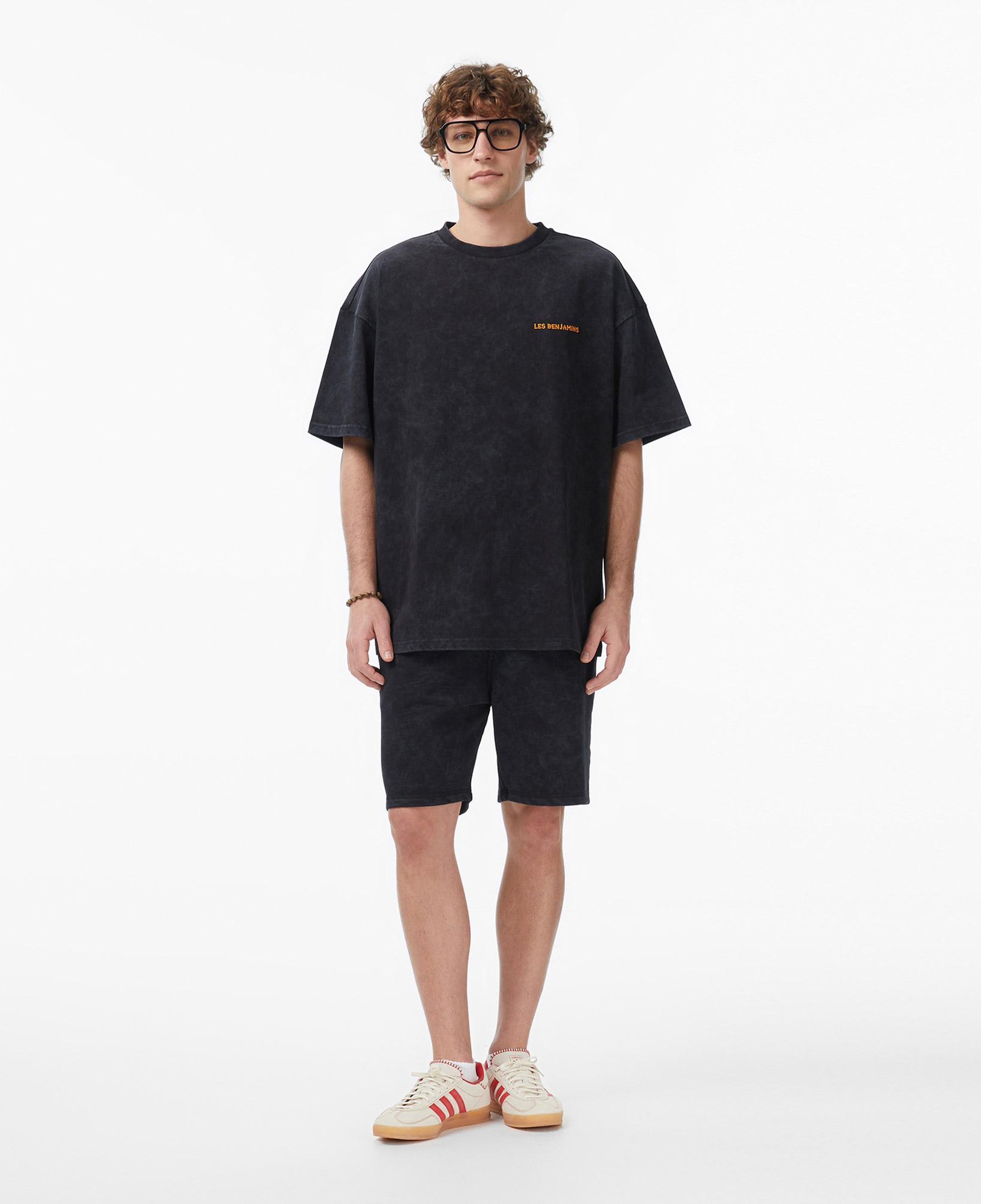 Les Benjamins 025 Erkek Siyah T-Shirt