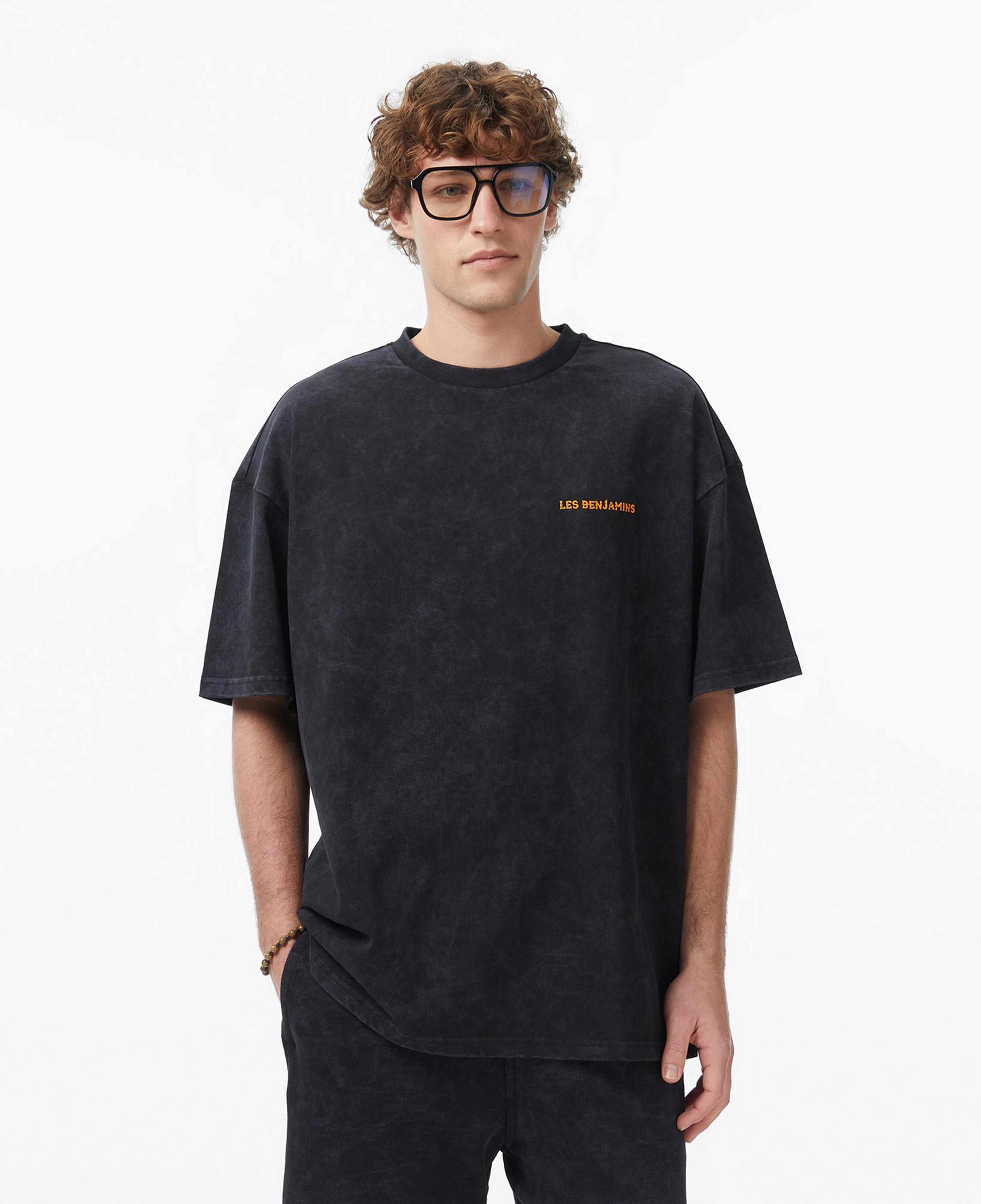 Les Benjamins 025 Erkek Siyah T-Shirt