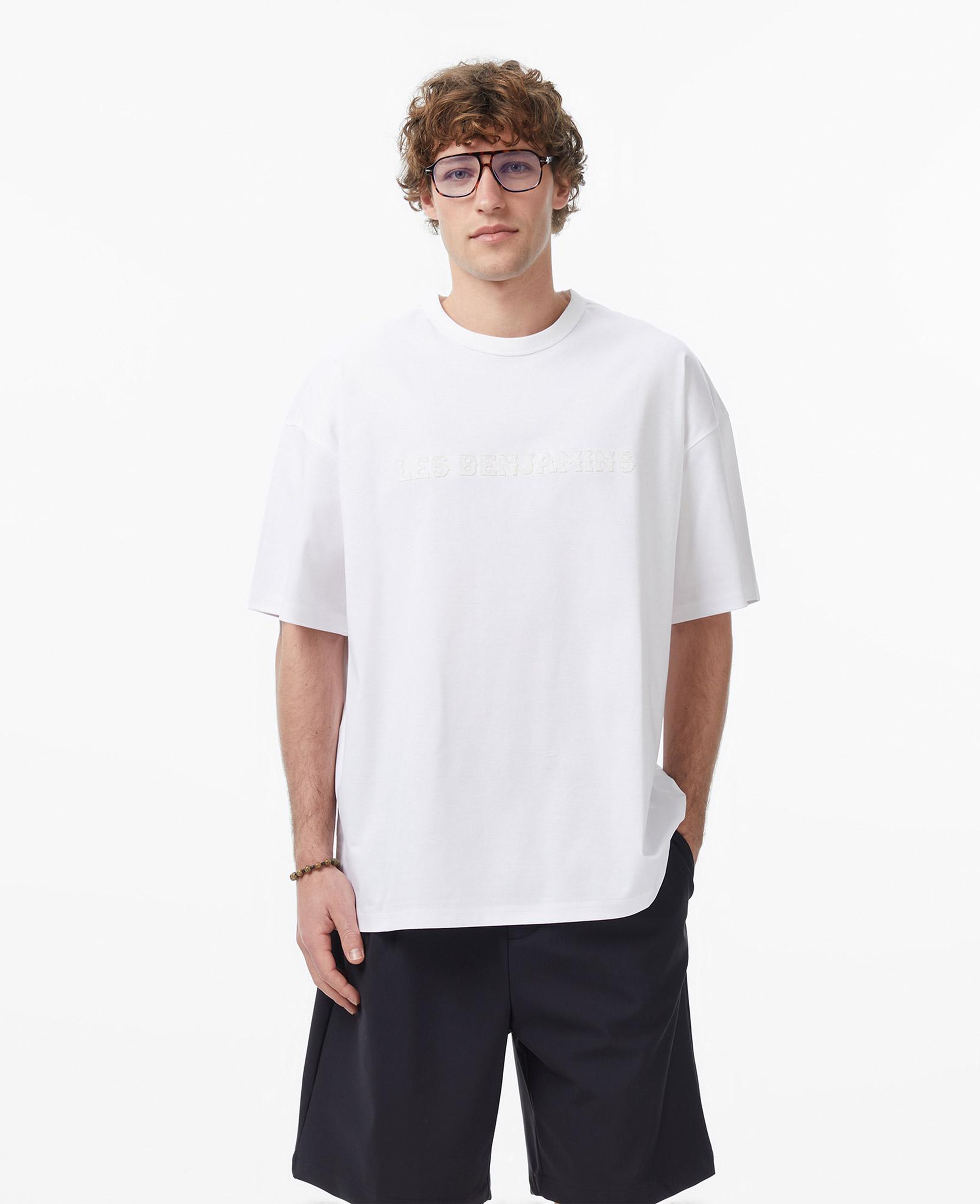 Les Benjamins 015 Erkek Beyaz T-Shirt