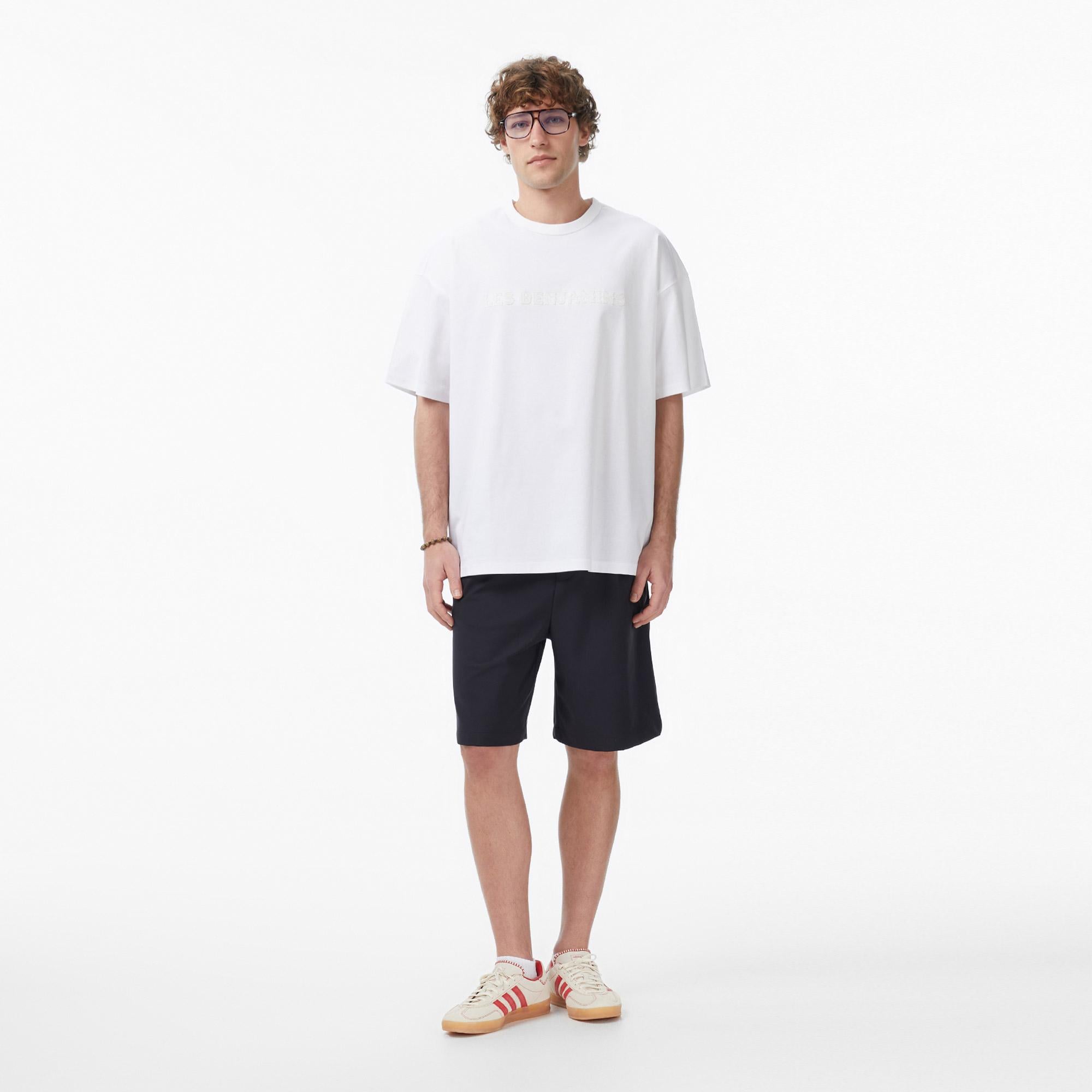Les Benjamins 015 Erkek Beyaz T-Shirt
