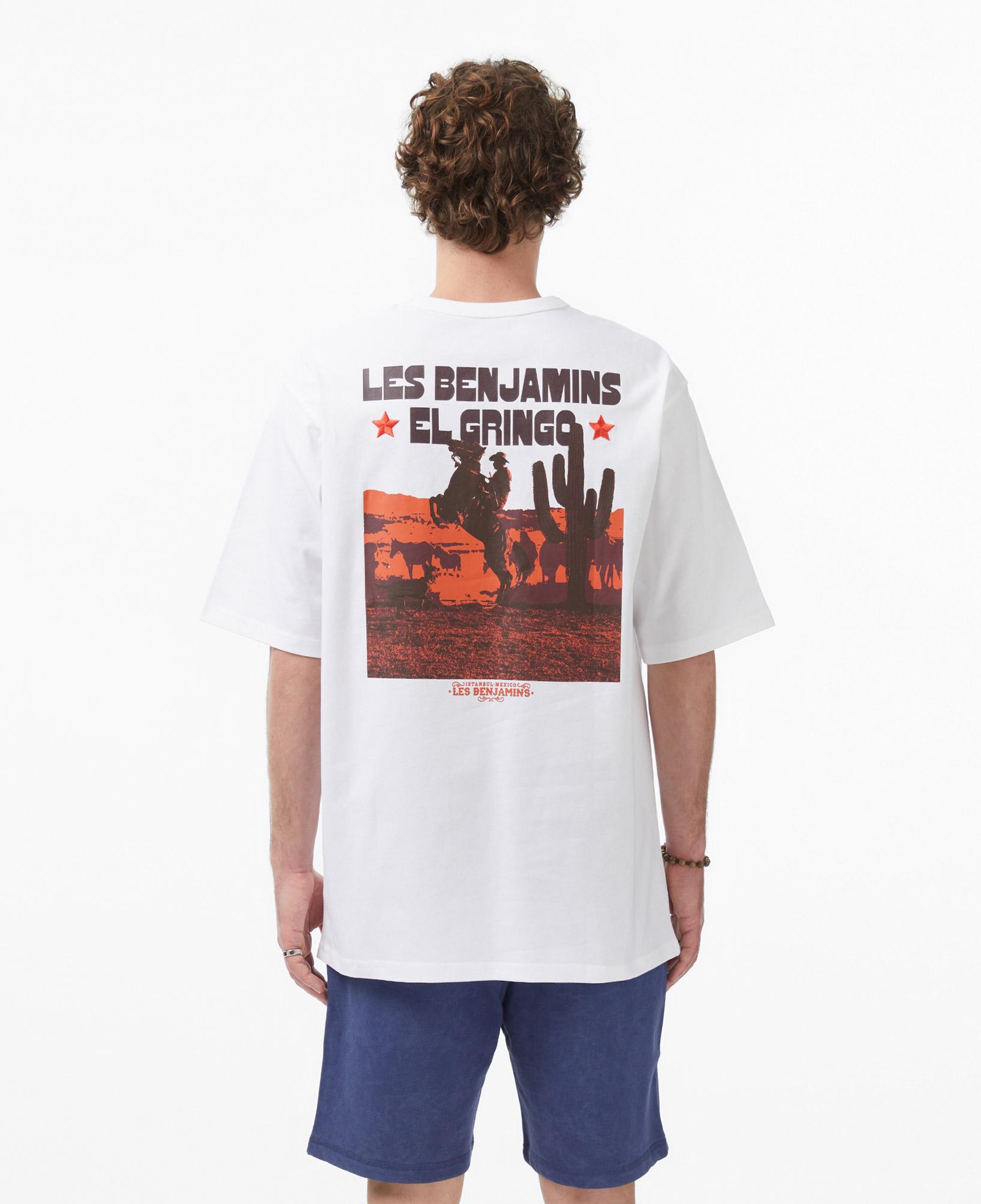 Les Benjamins 003 Erkek Beyaz T-Shirt