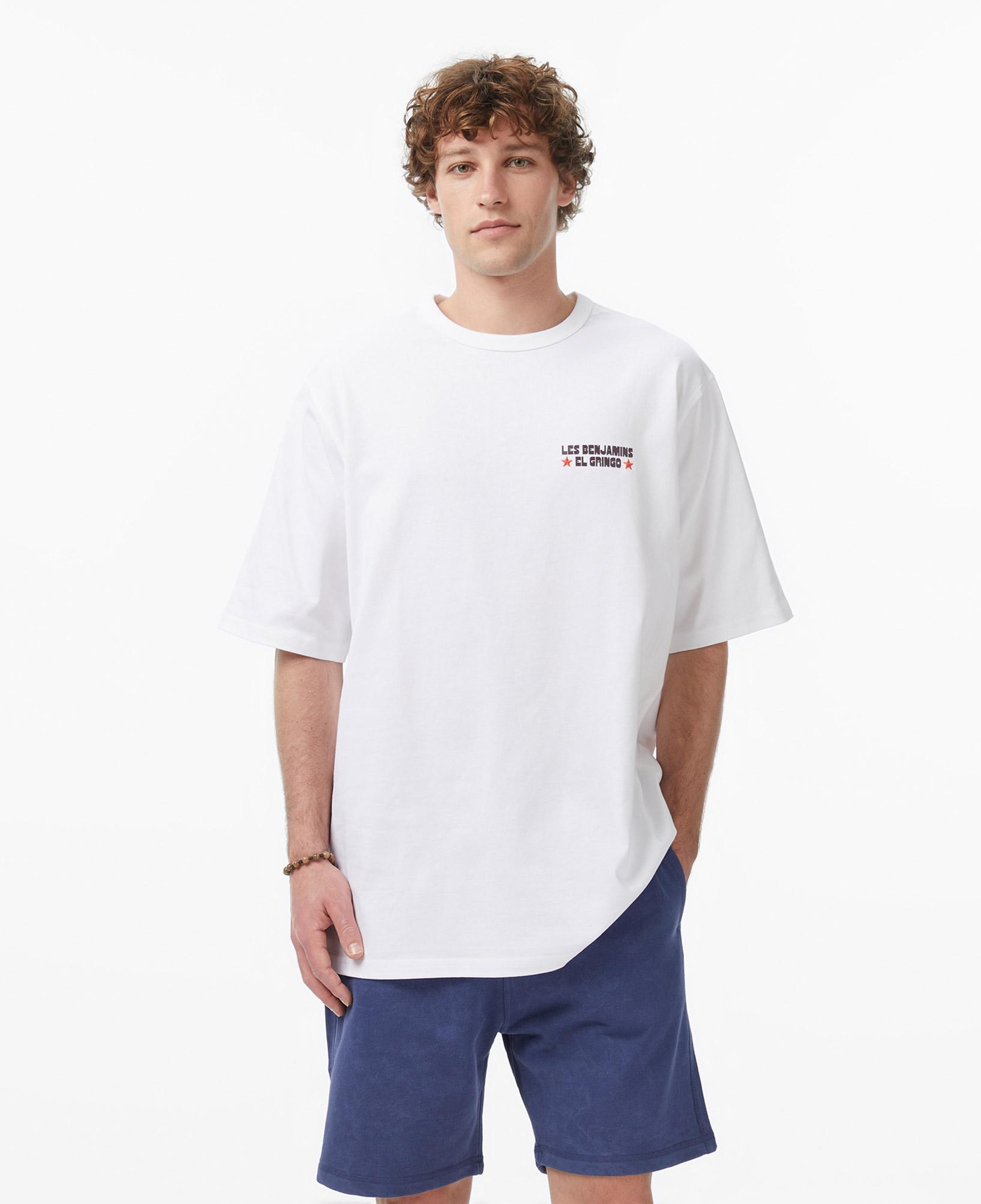 Les Benjamins 003 Erkek Beyaz T-Shirt