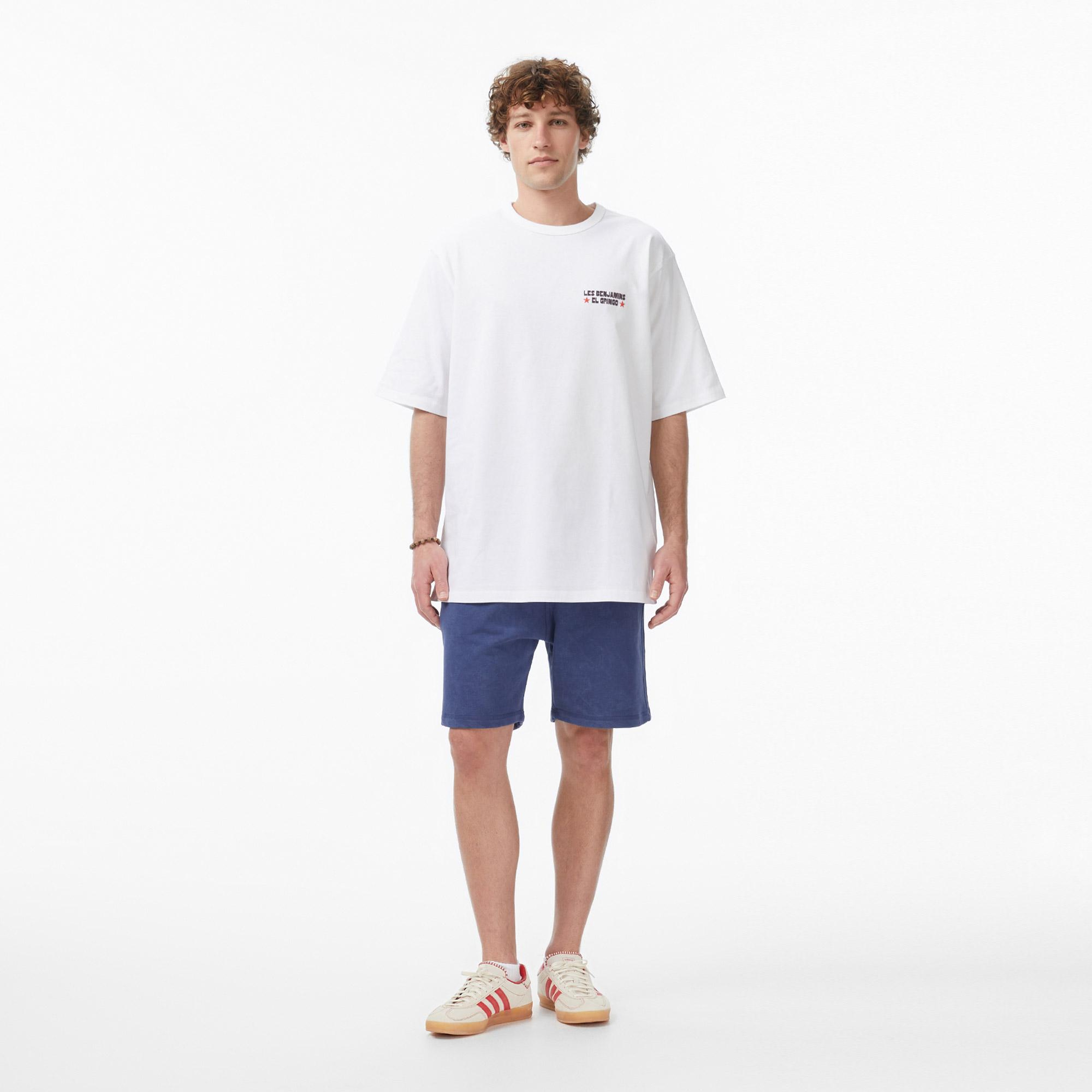 Les Benjamins 003 Erkek Beyaz T-Shirt