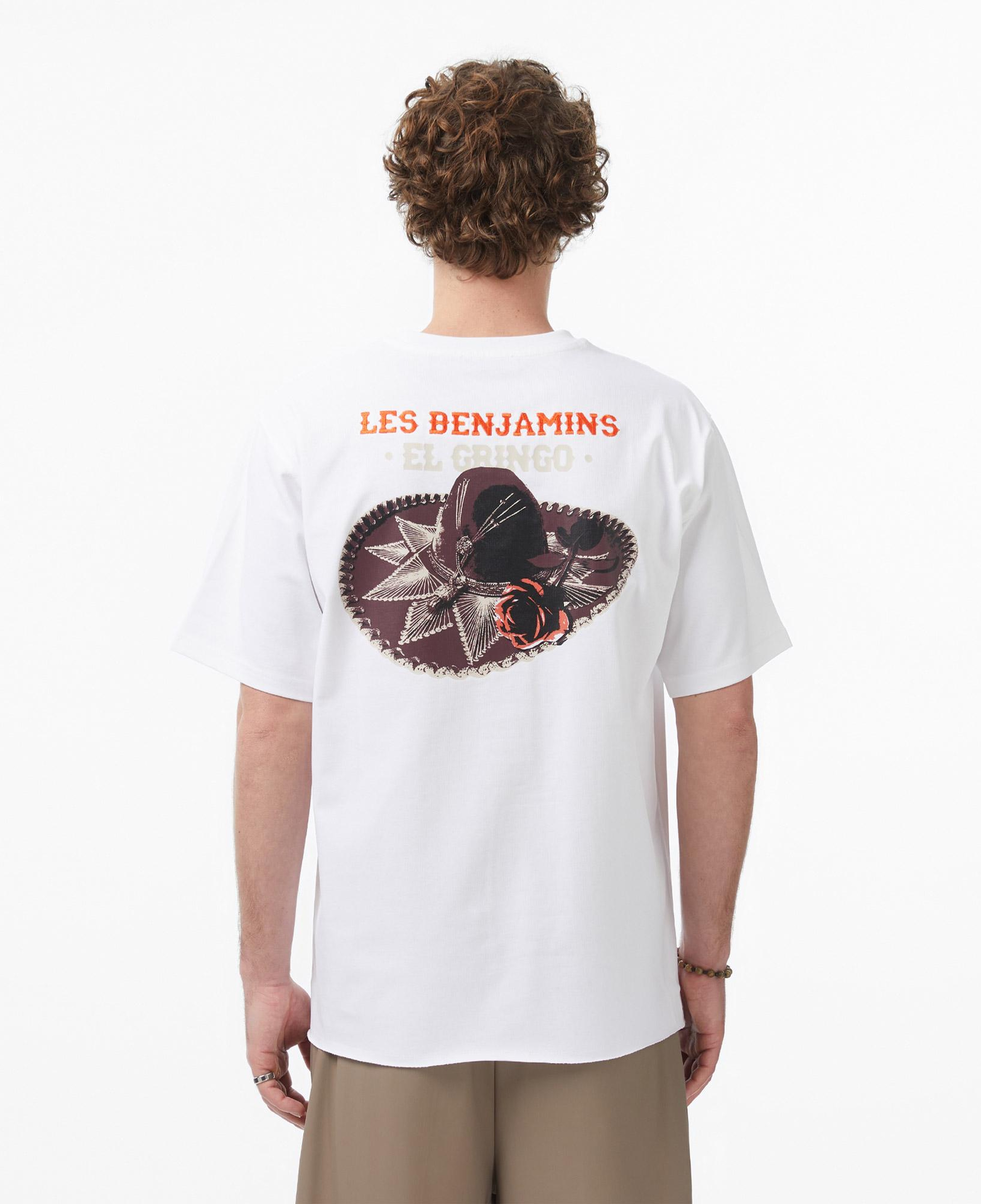 Les Benjamins 017 Erkek Beyaz T-Shirt