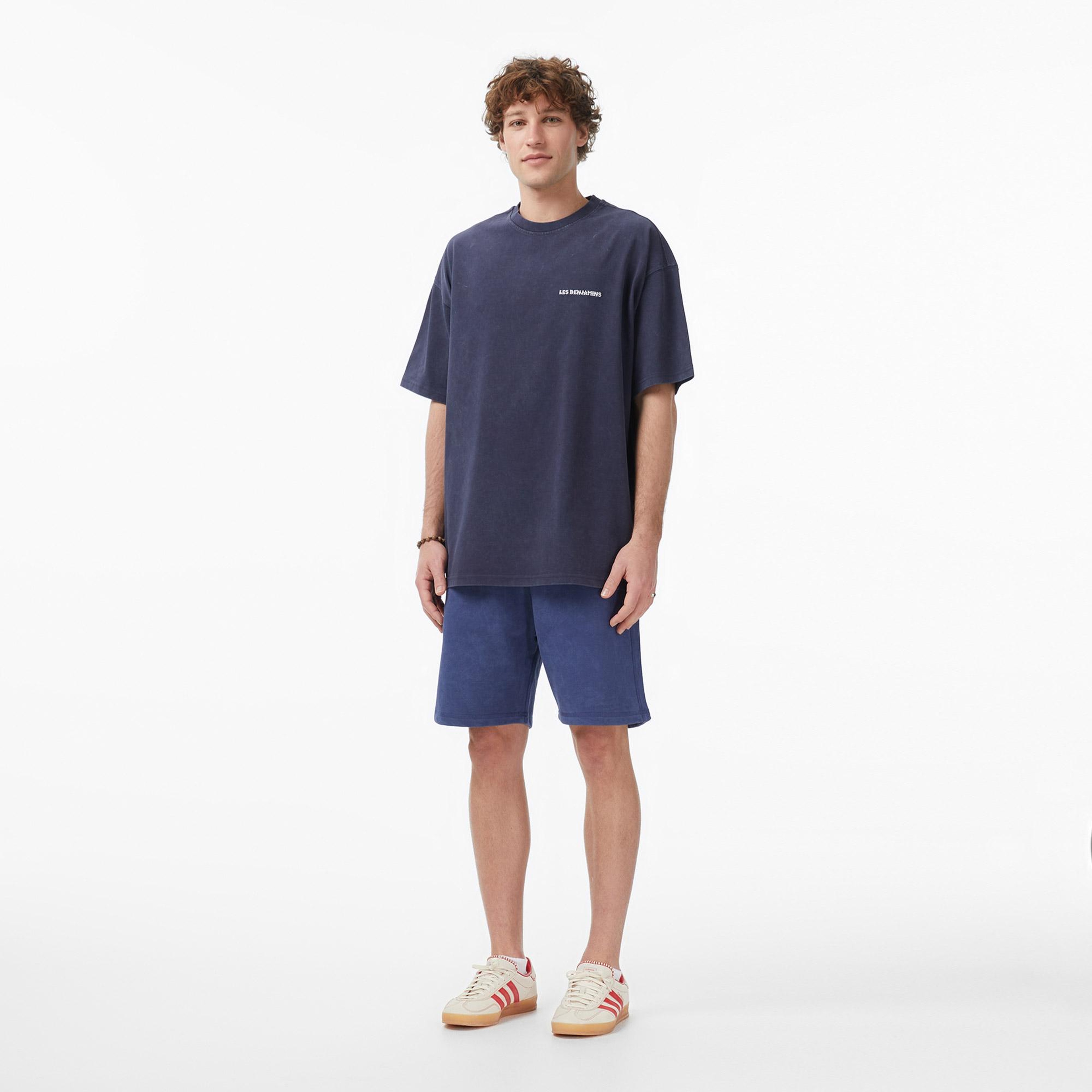 Les Benjamins 037 Erkek Lacivert T-Shirt