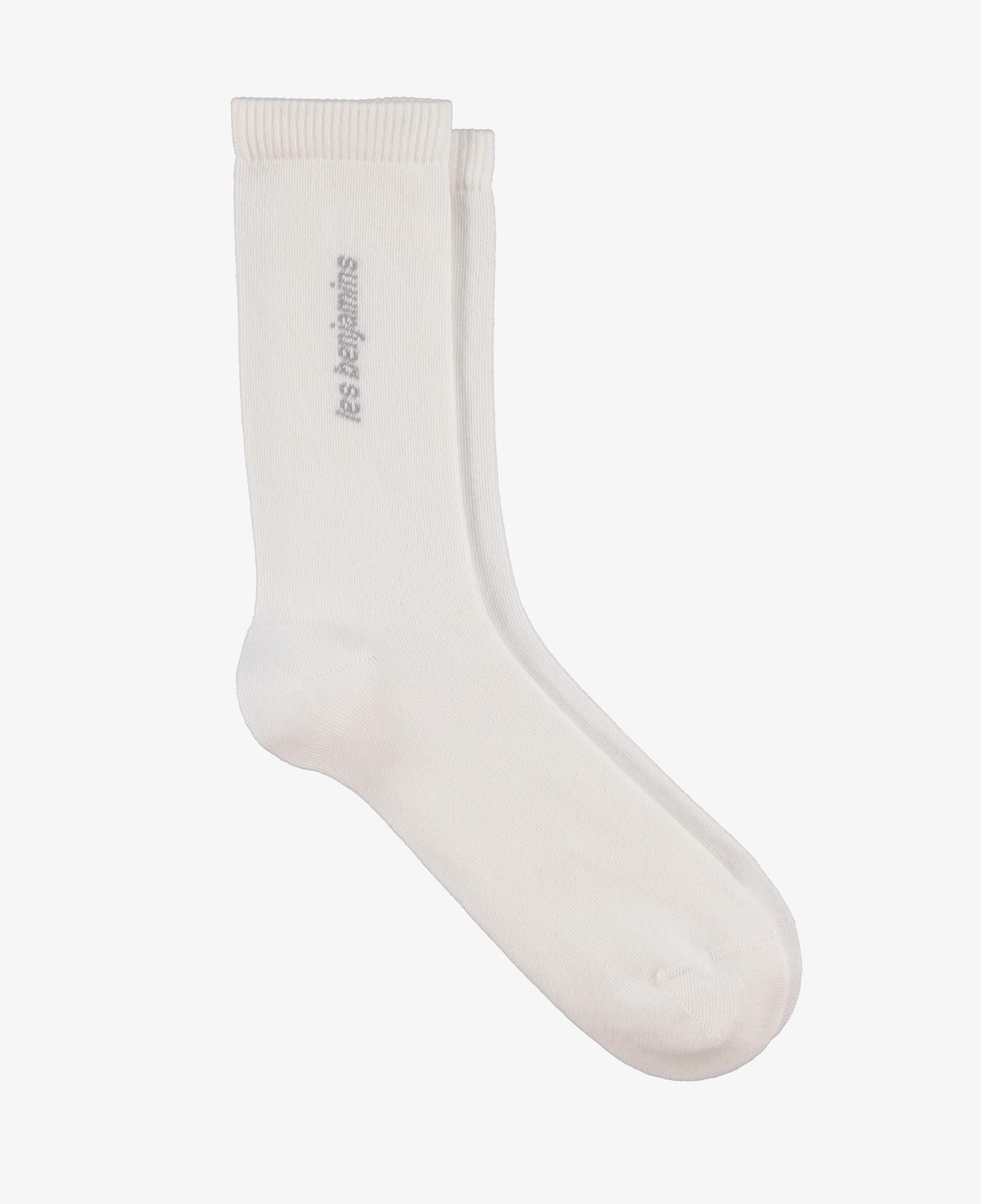Les Benjamins 307 Unisex Beyaz Çorap