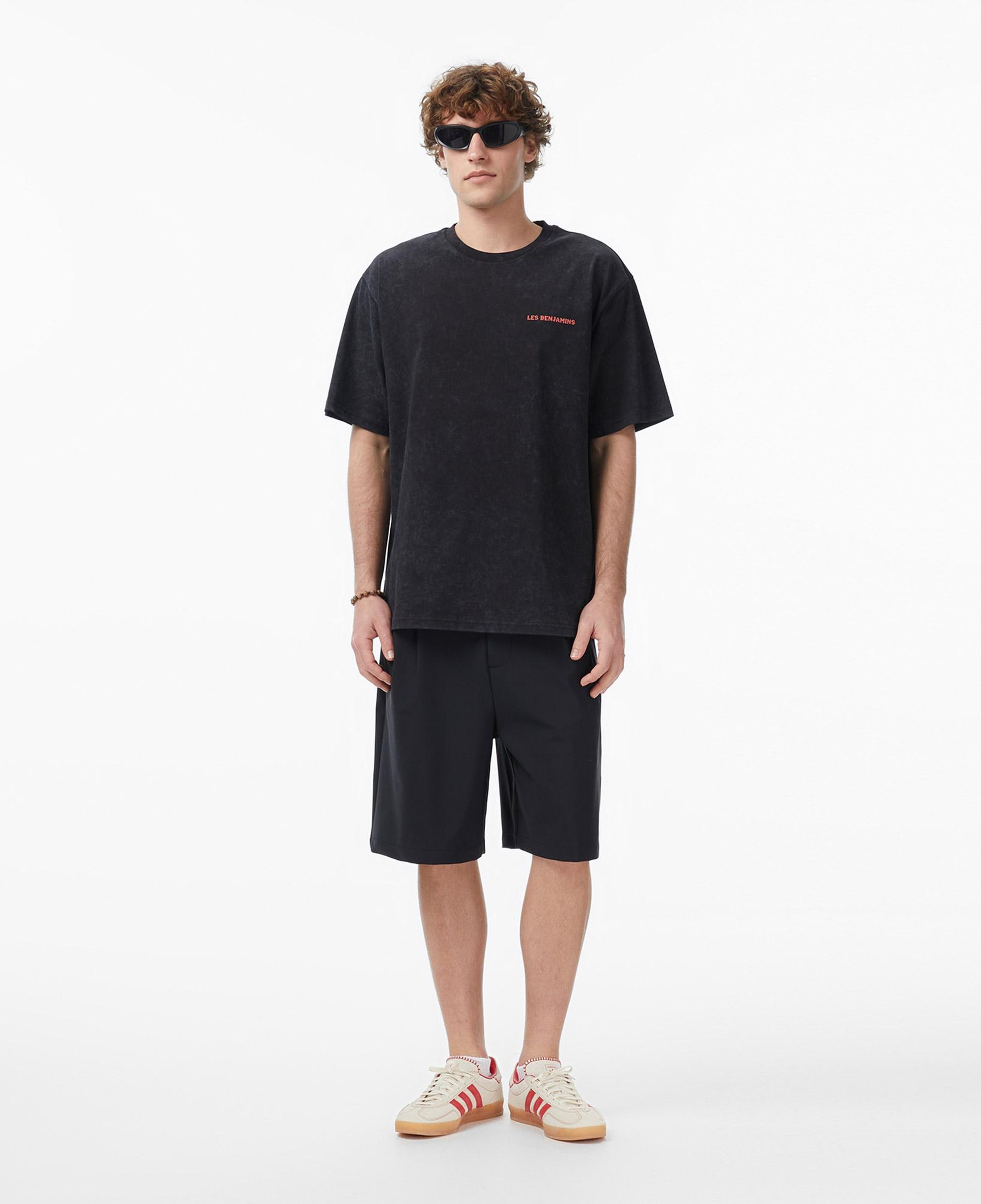 Les Benjamins 011 Erkek Siyah Şort