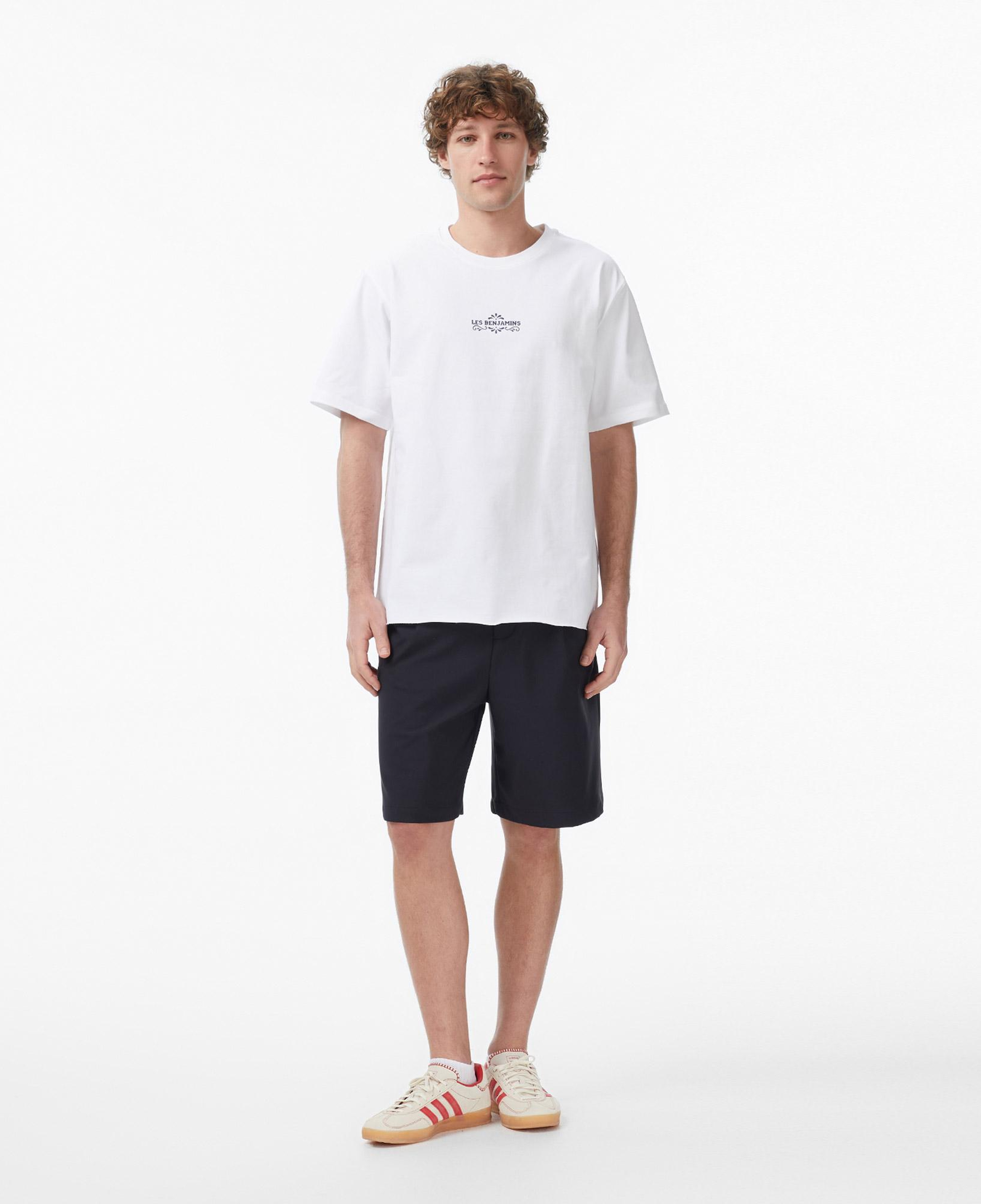 Les Benjamins 020 Erkek Beyaz T-Shirt
