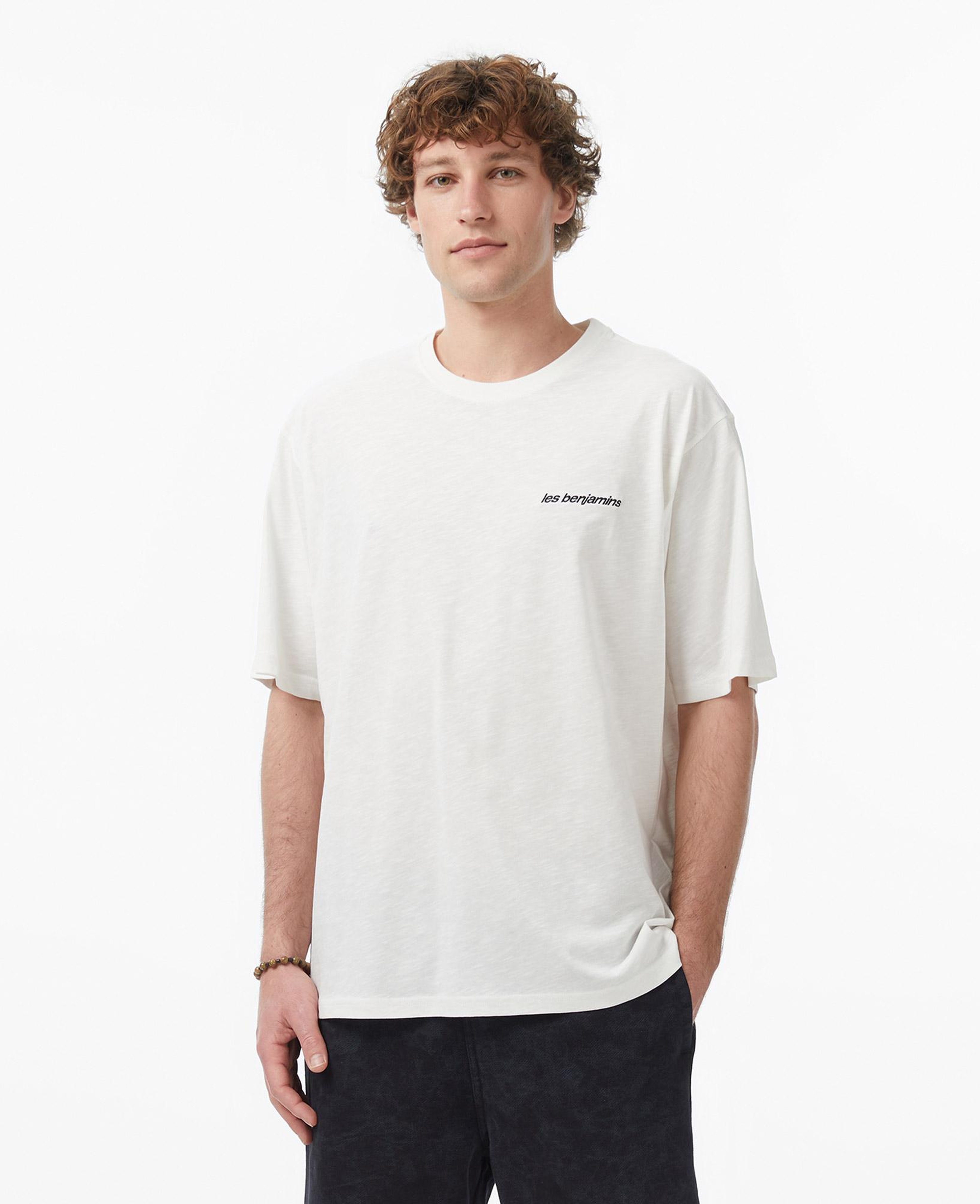 Les Benjamins 313 Erkek Beyaz T-Shirt