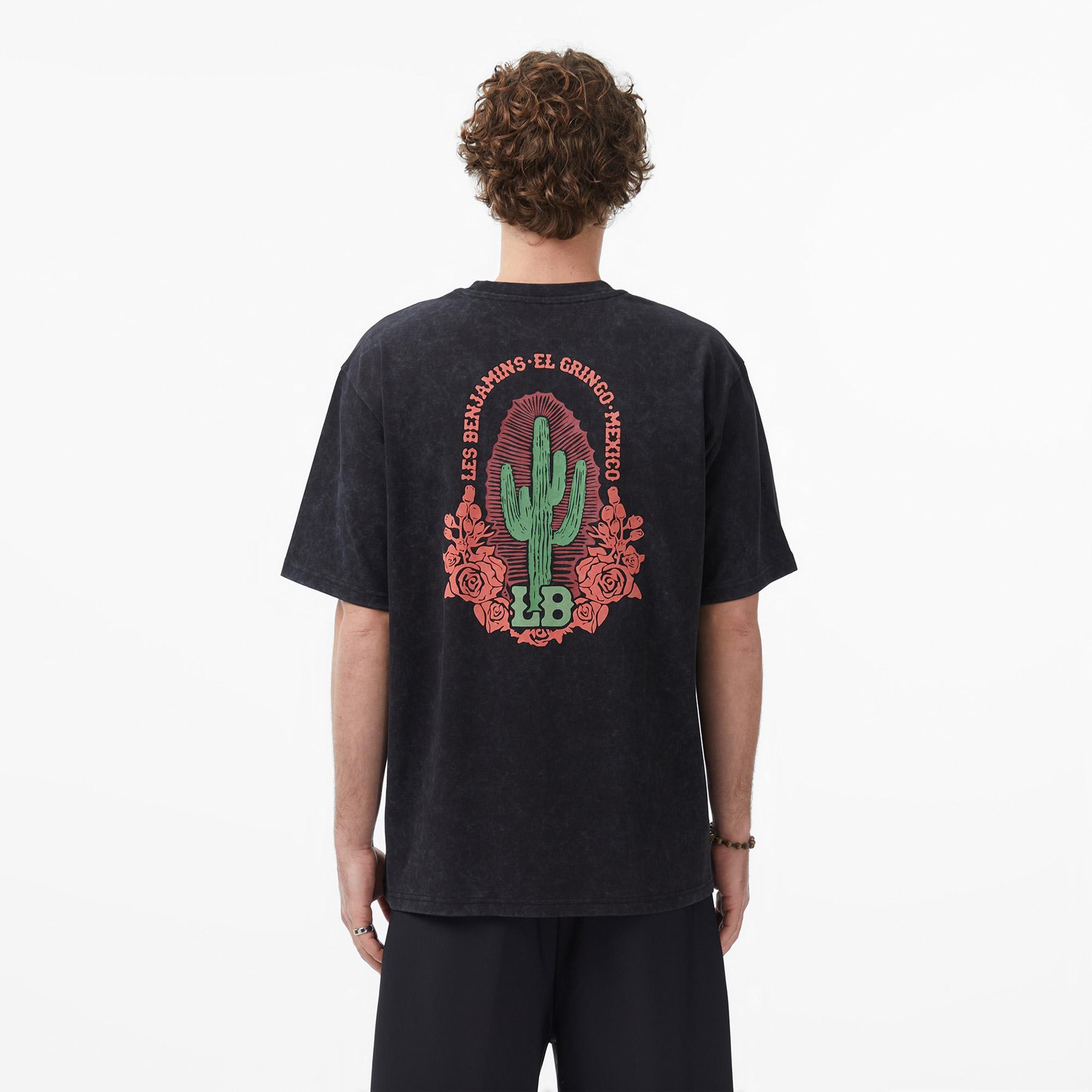 Les Benjamins 028 Erkek Siyah T-Shirt