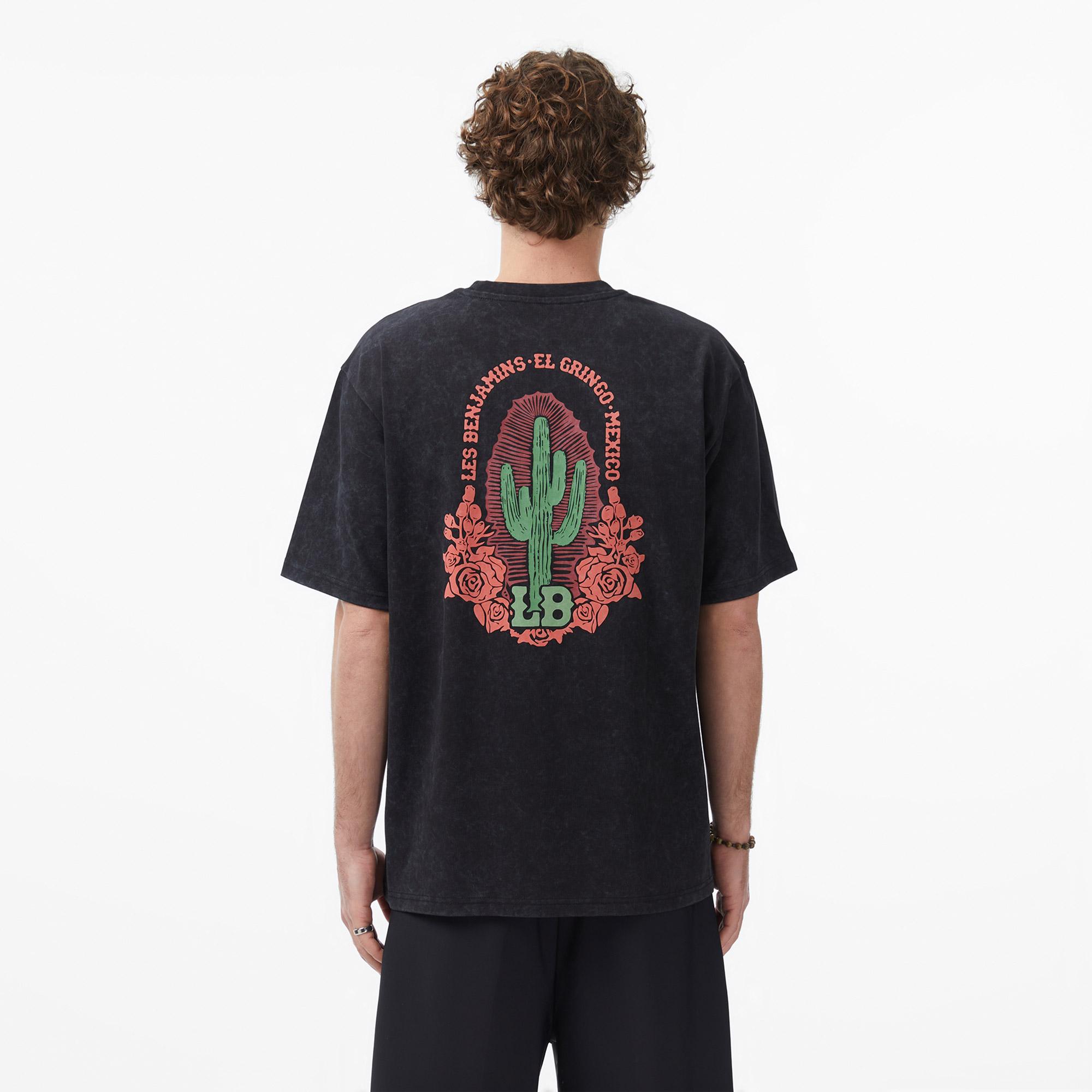 Les Benjamins 028 Erkek Siyah T-Shirt