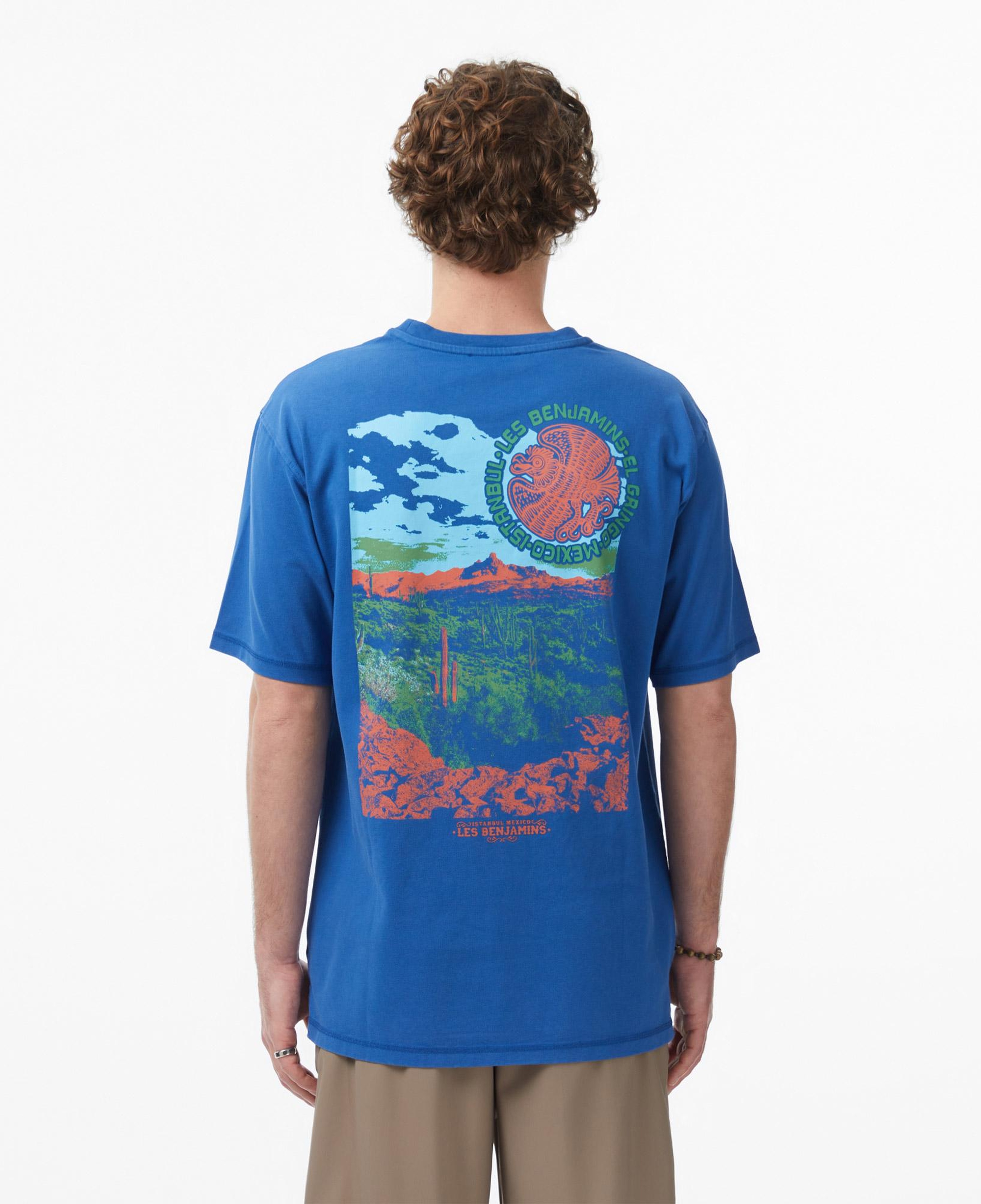 Les Benjamins 013 Erkek Mavi T-Shirt