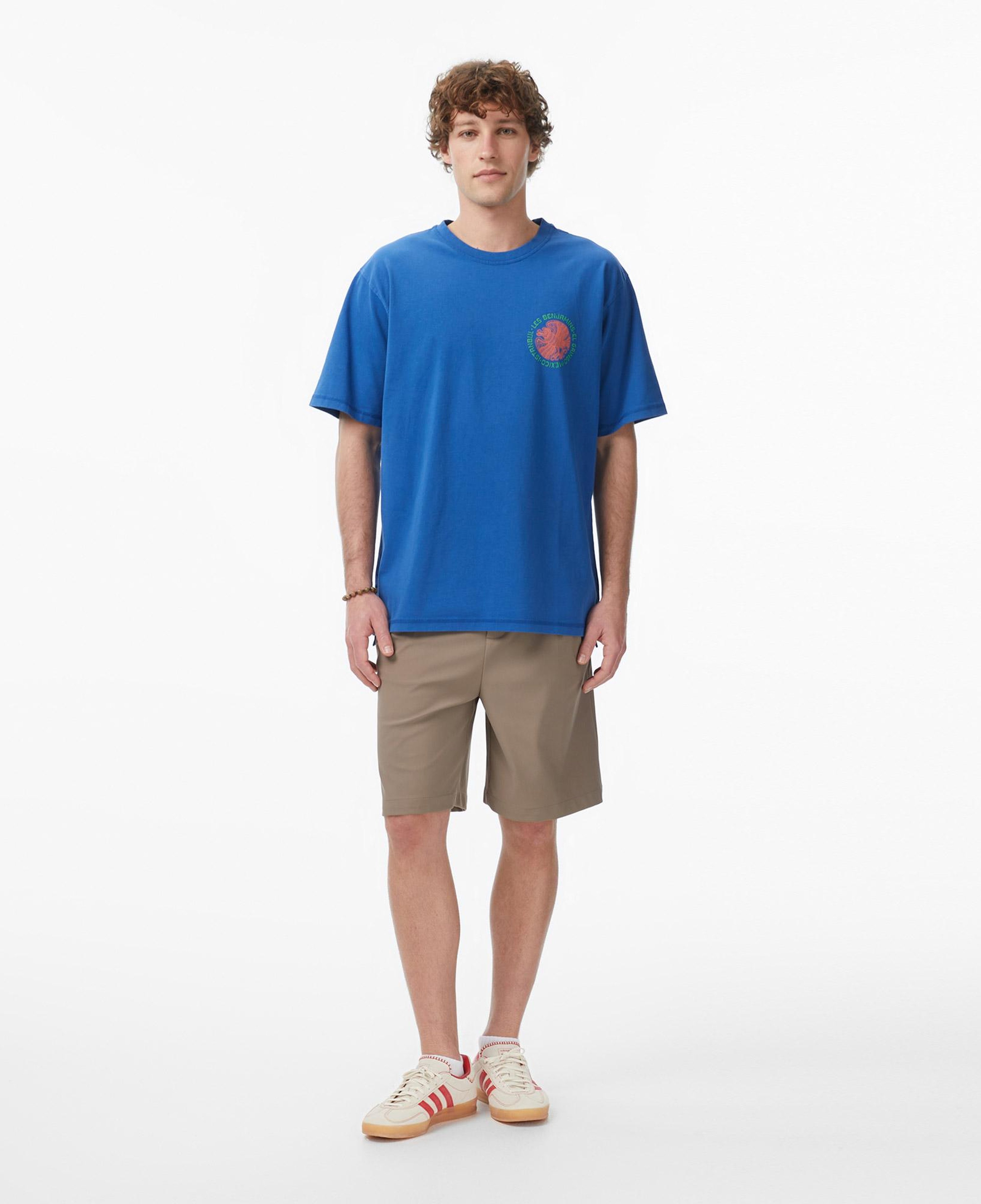 Les Benjamins 013 Erkek Mavi T-Shirt