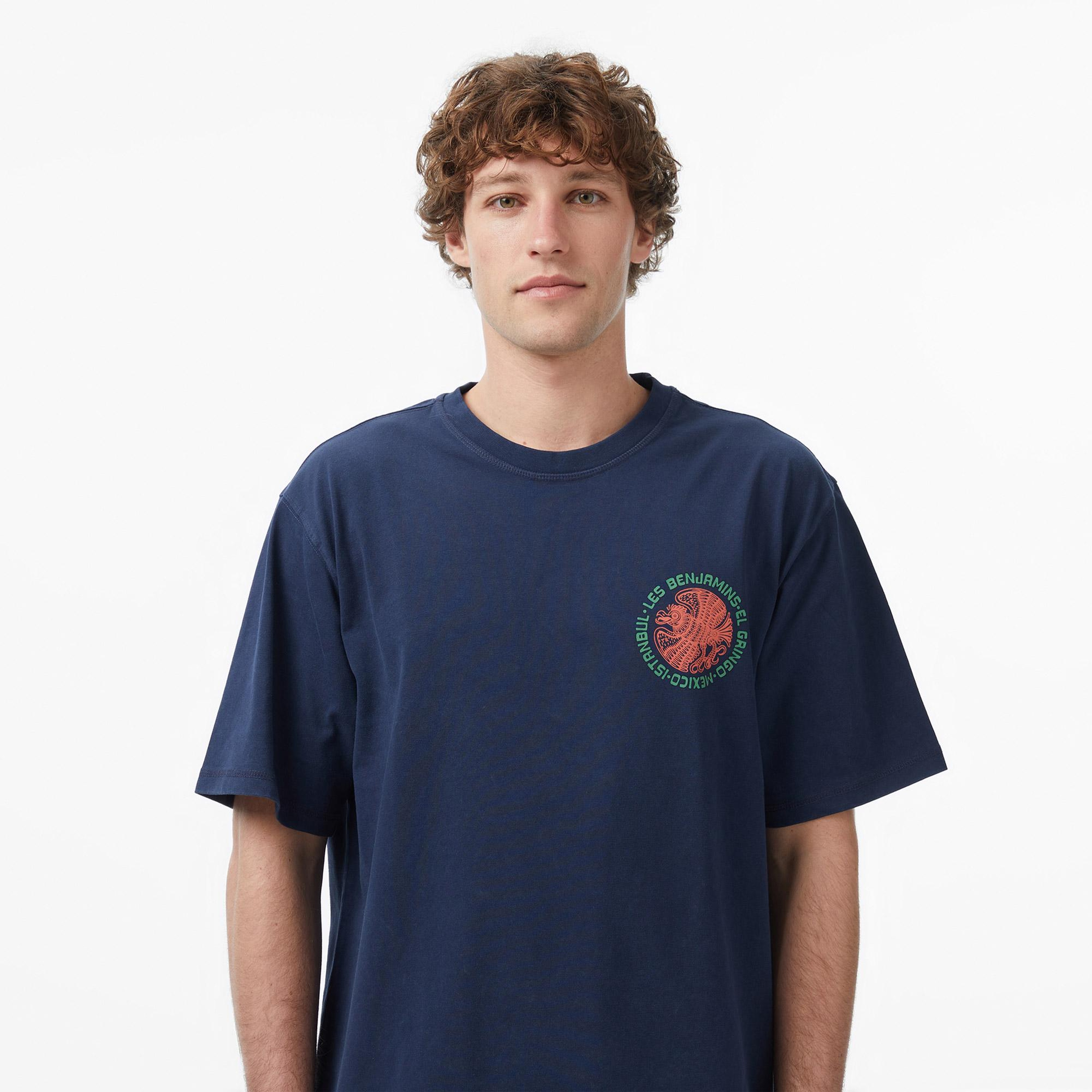 Les Benjamins 014 Erkek Lacivert T-Shirt