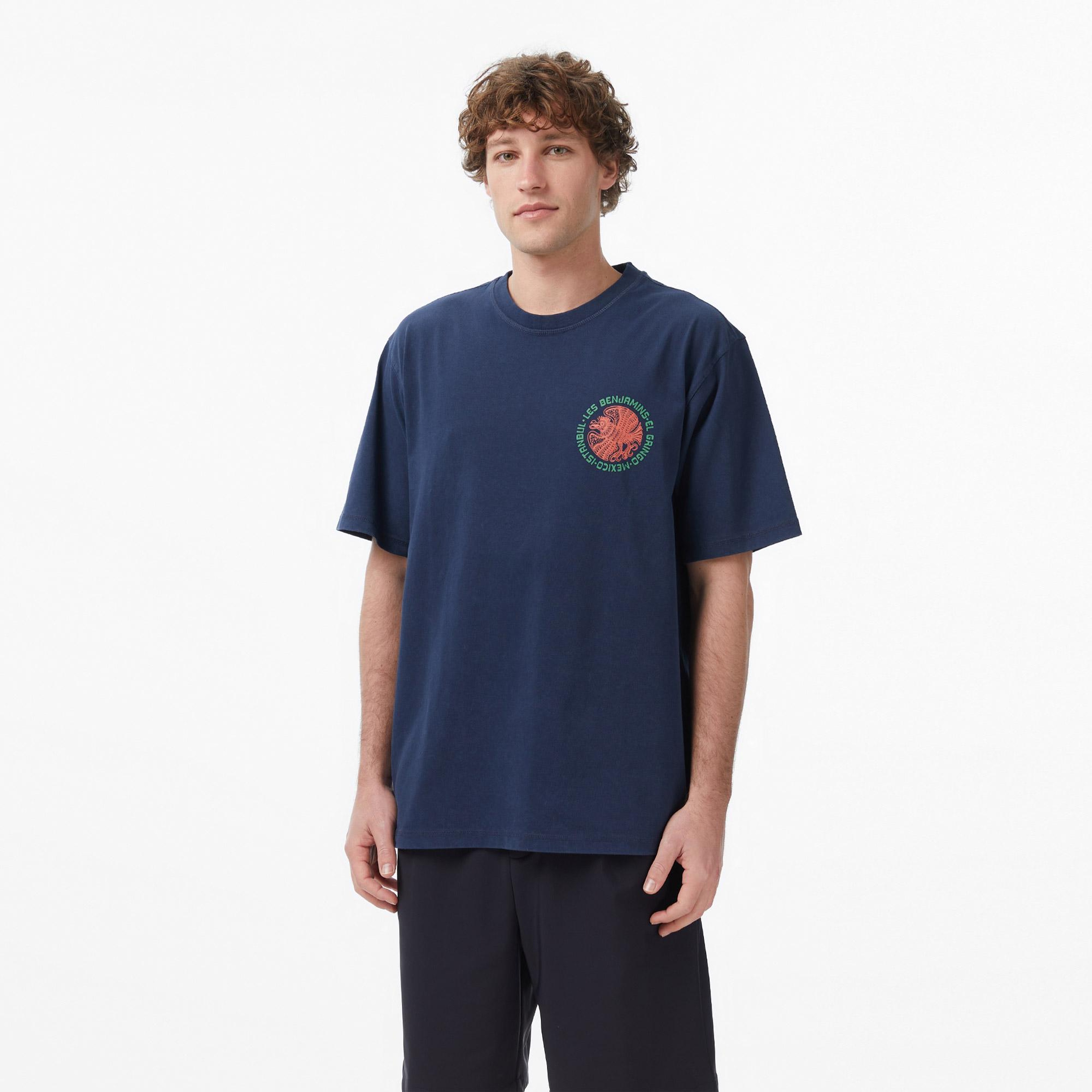 Les Benjamins 014 Erkek Lacivert T-Shirt