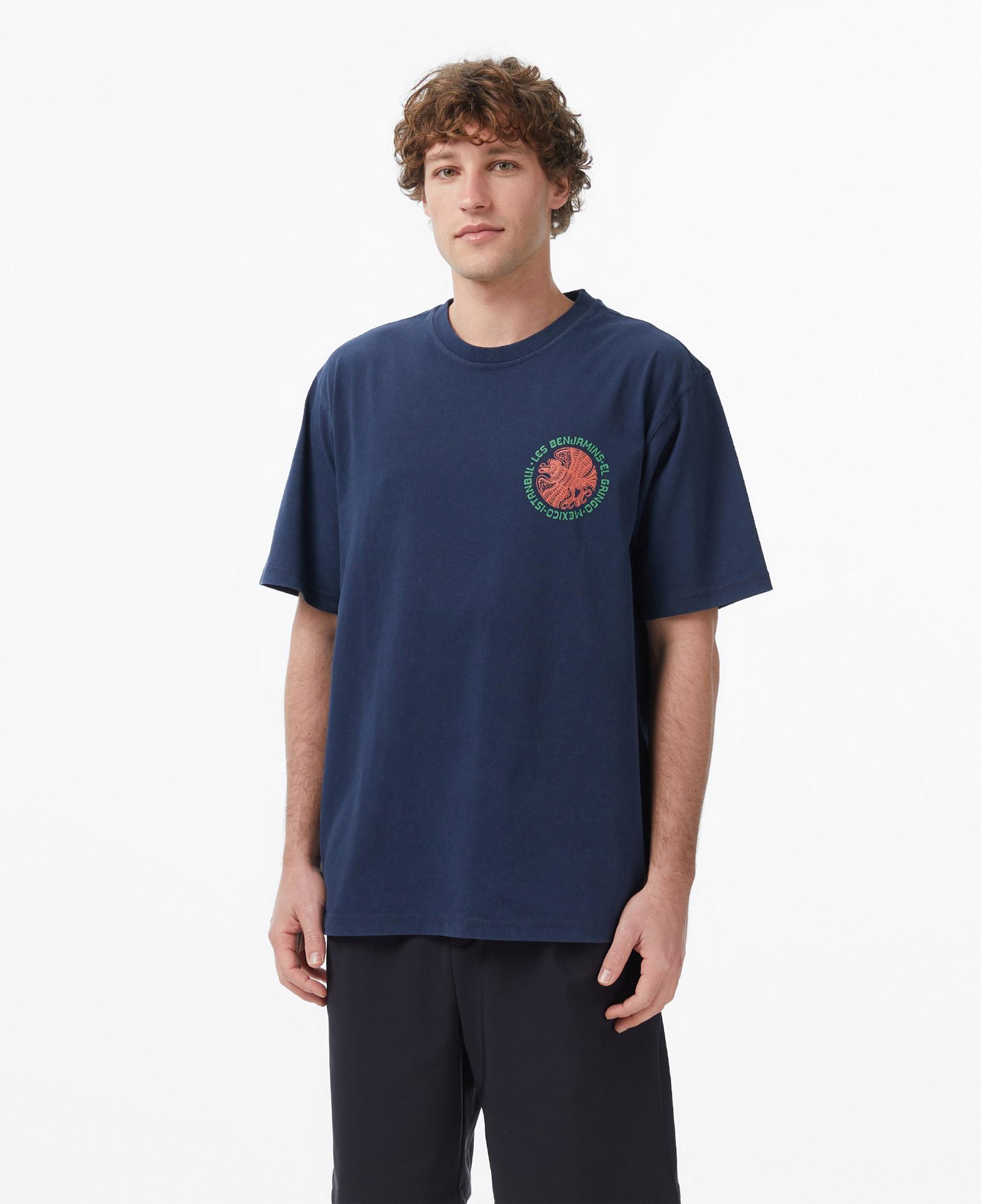 Les Benjamins 014 Erkek Lacivert T-Shirt