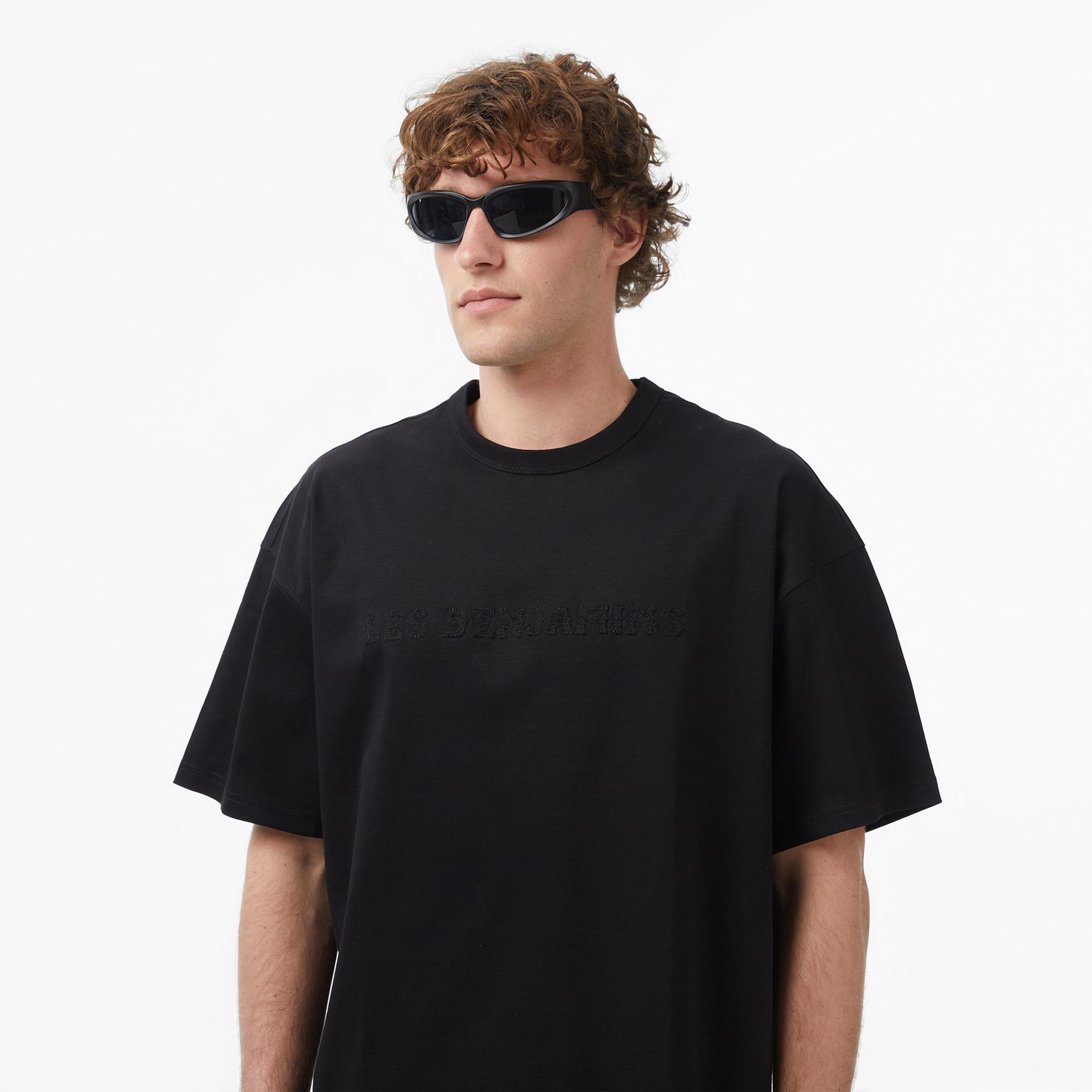 Les Benjamins 016 Erkek Siyah T-Shirt