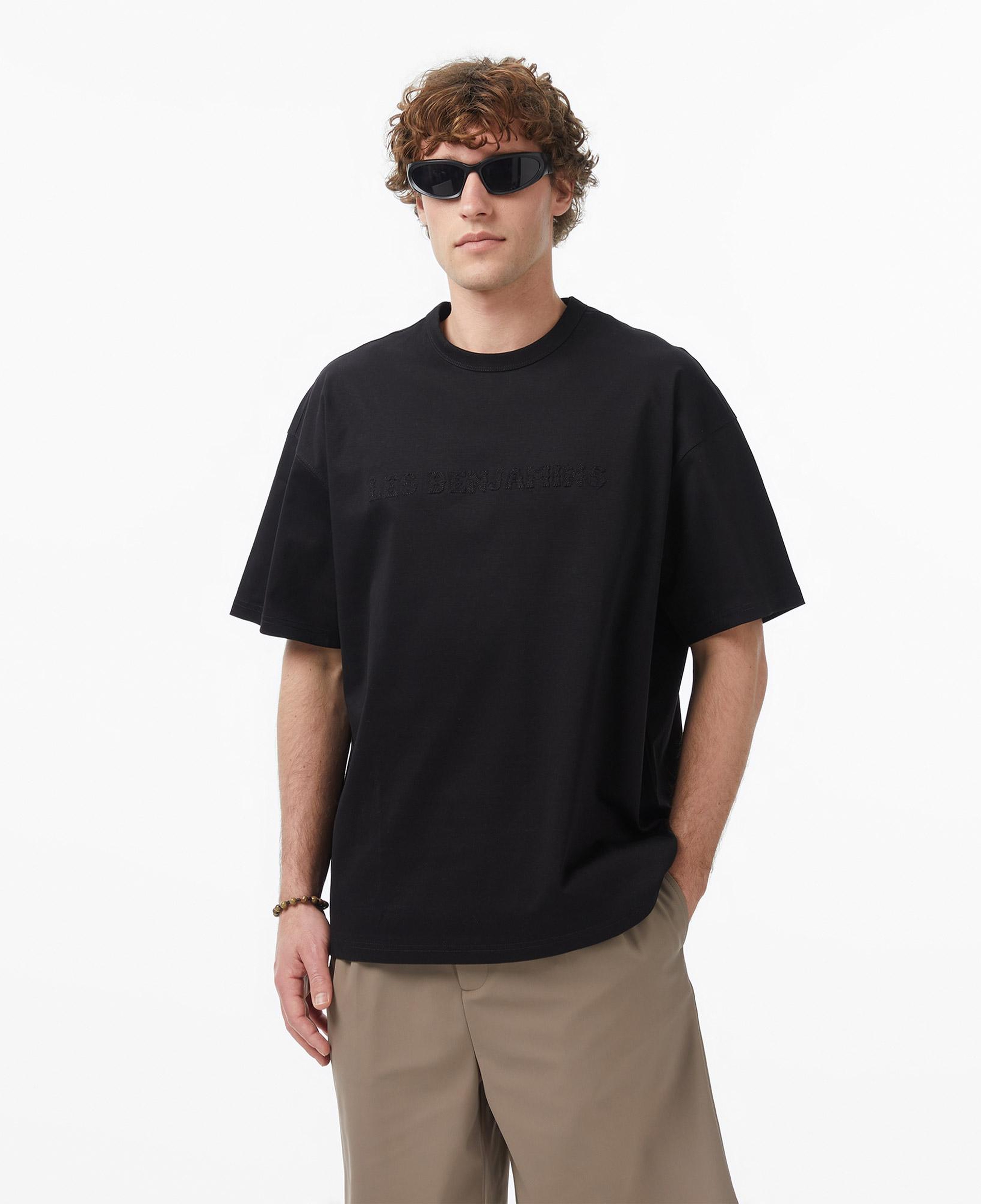 Les Benjamins 016 Erkek Siyah T-Shirt