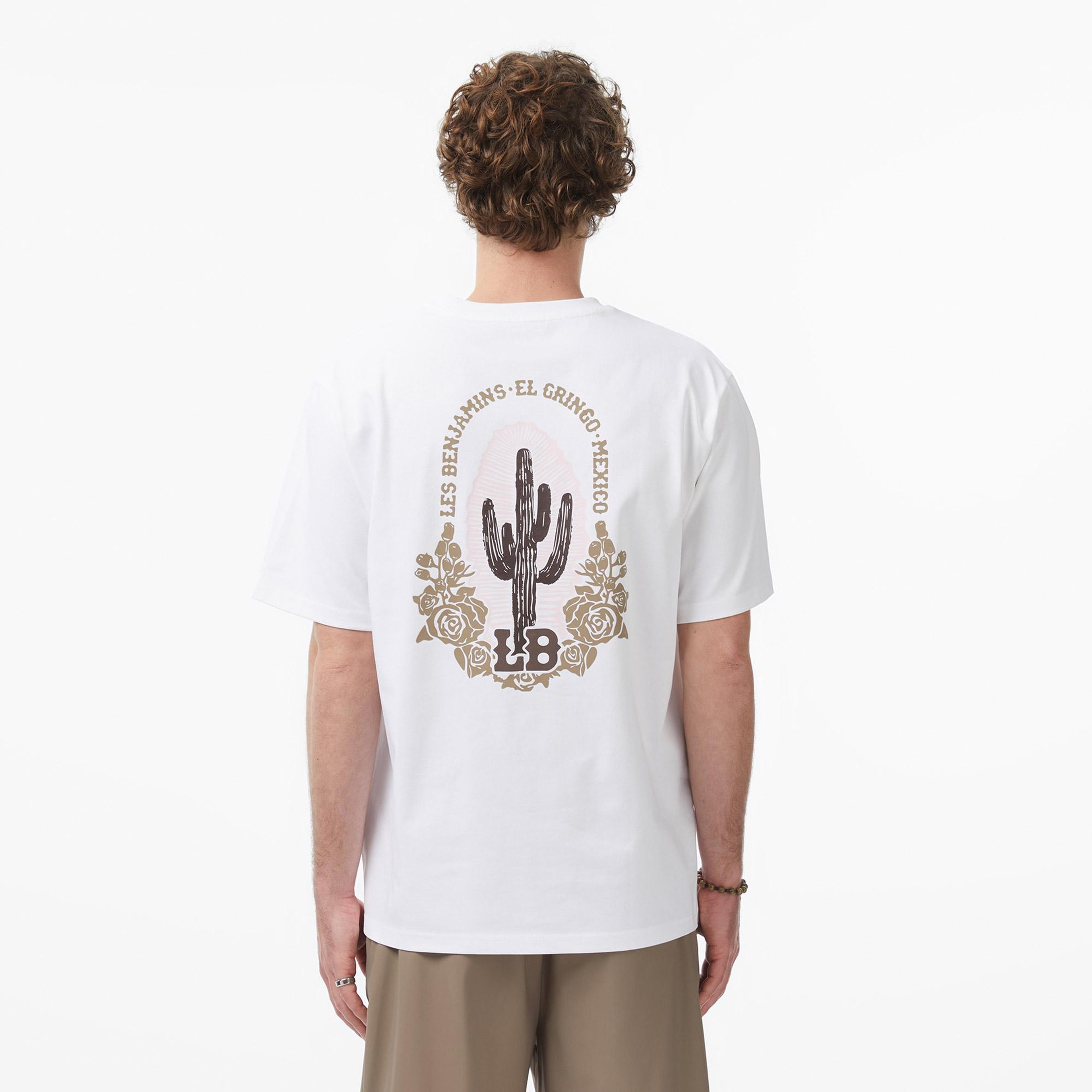 Les Benjamins 029 Erkek Beyaz T-Shirt