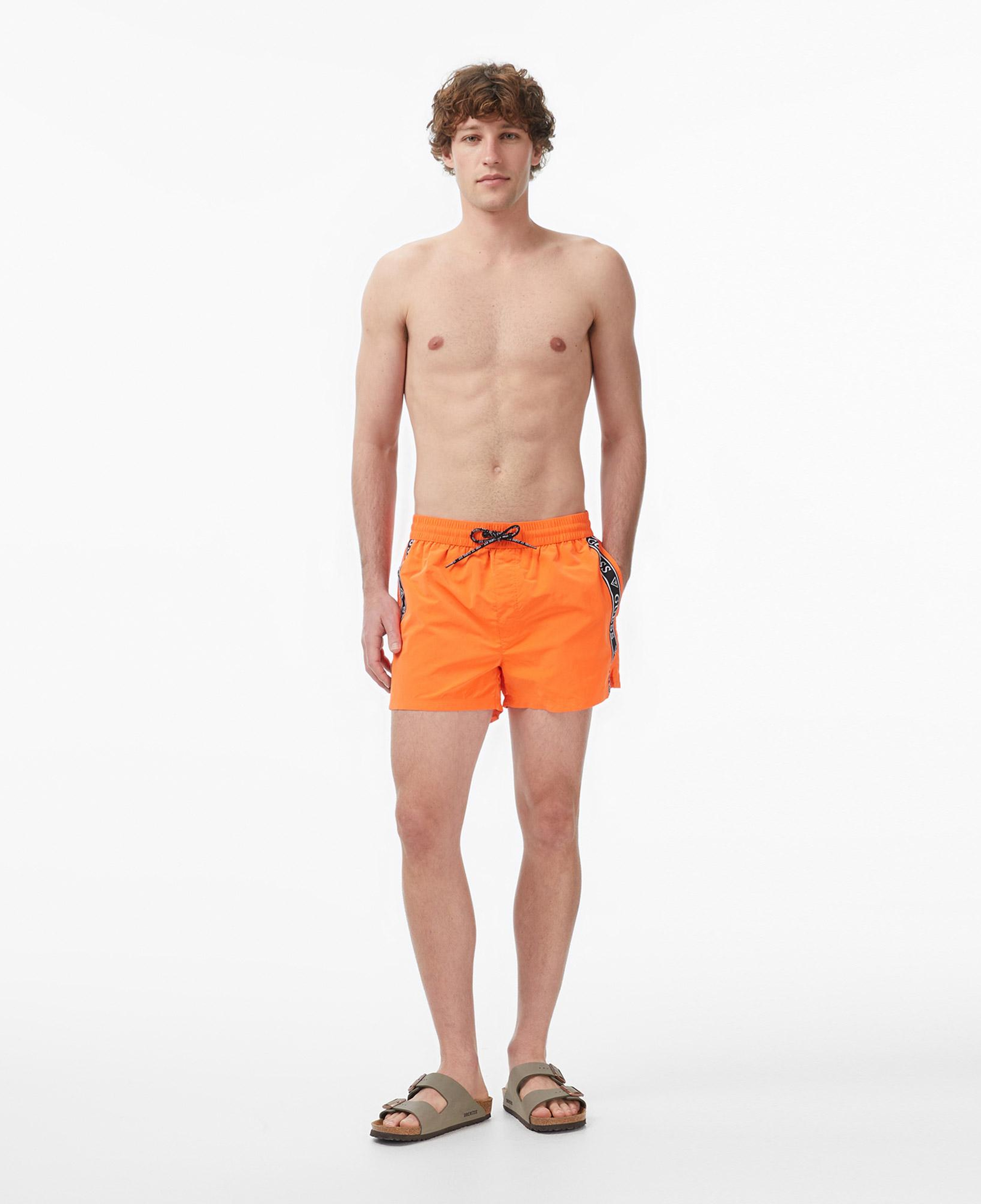 Guess Poly Erkek Turuncu Deniz Şortu