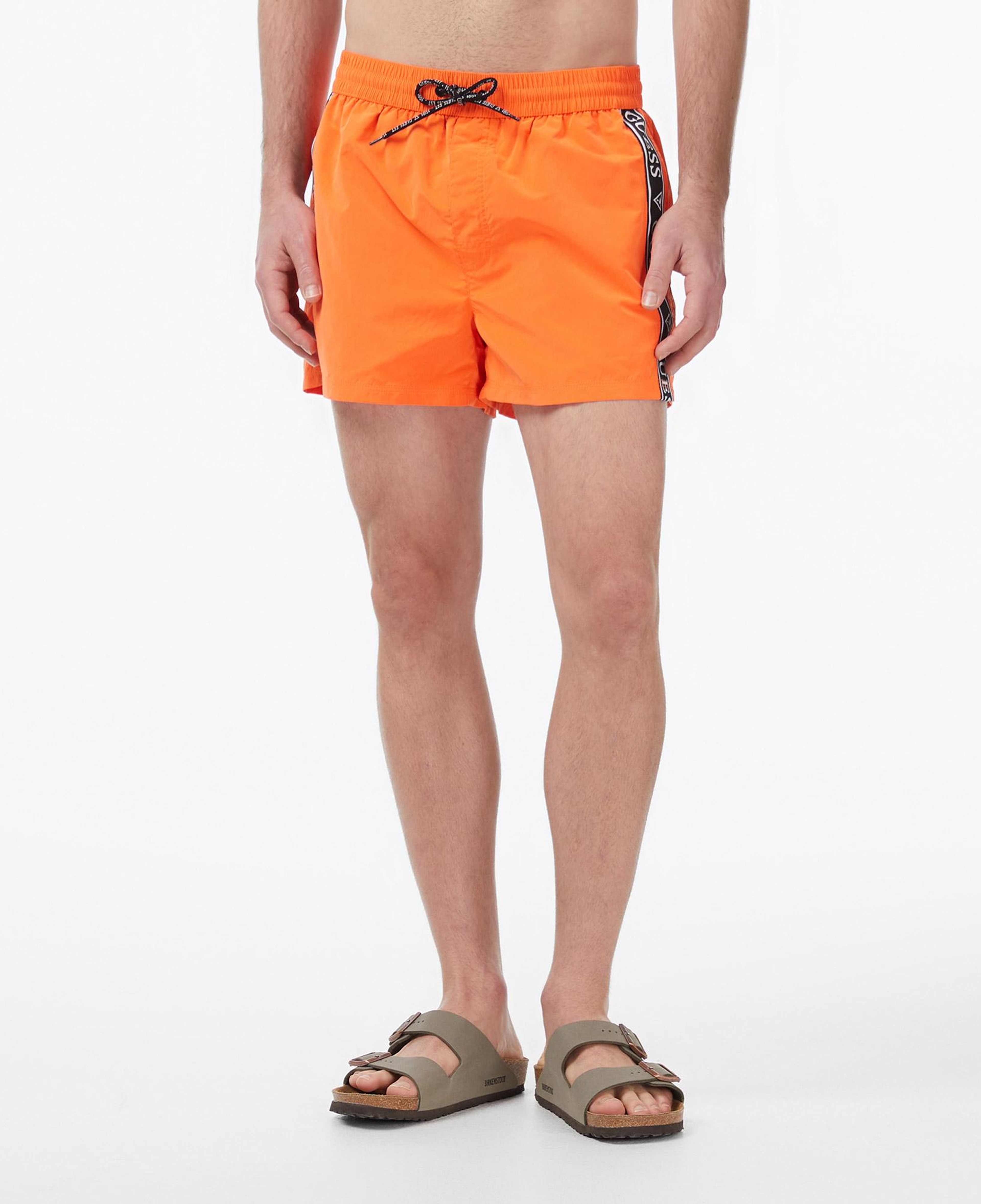 Guess Poly Erkek Turuncu Deniz Şortu