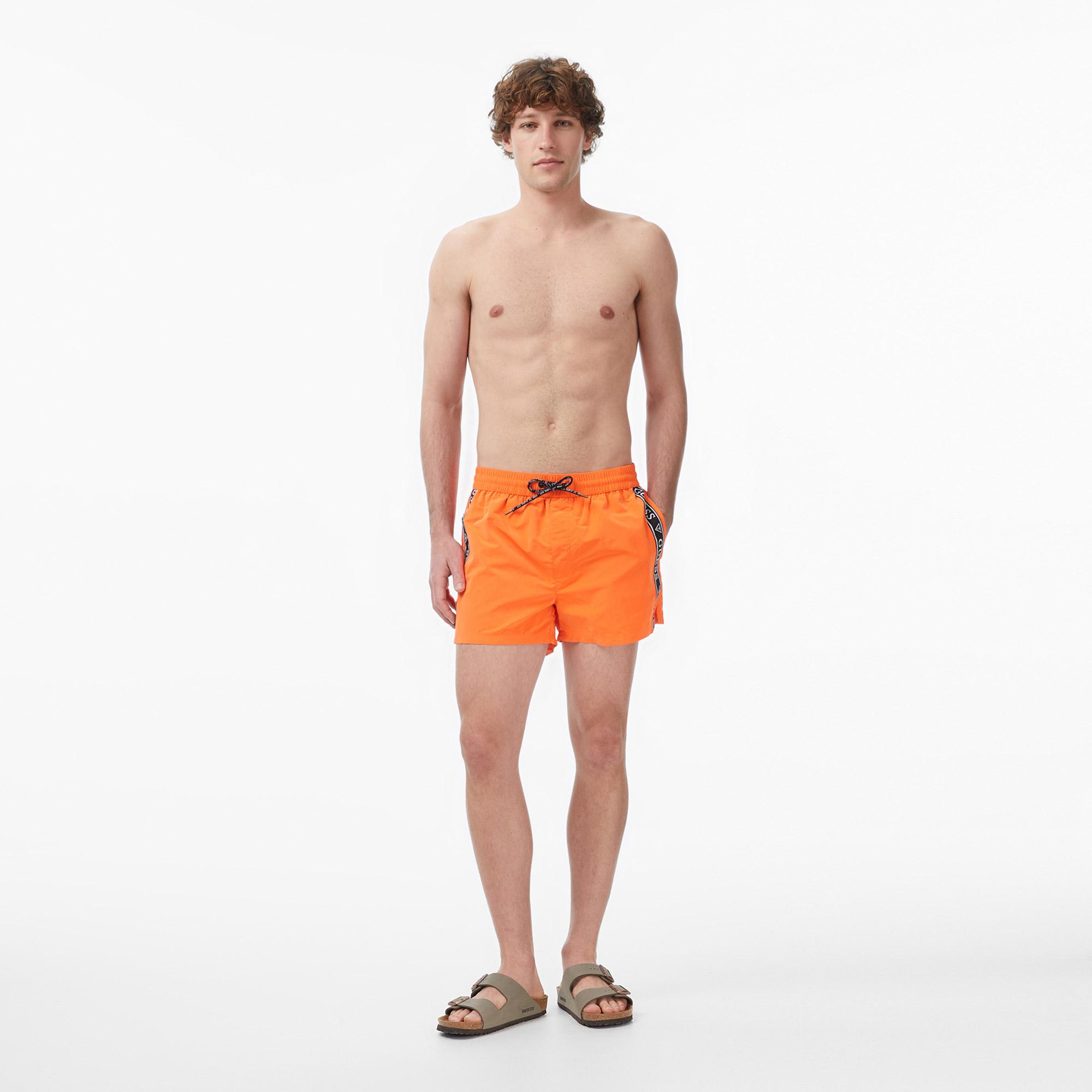 Guess Poly Erkek Turuncu Deniz Şortu