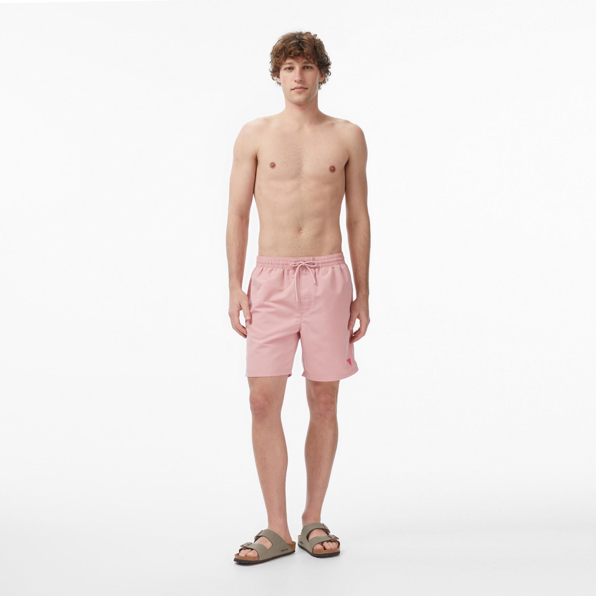 Guess Panama Erkek Pembe Deniz Şortu