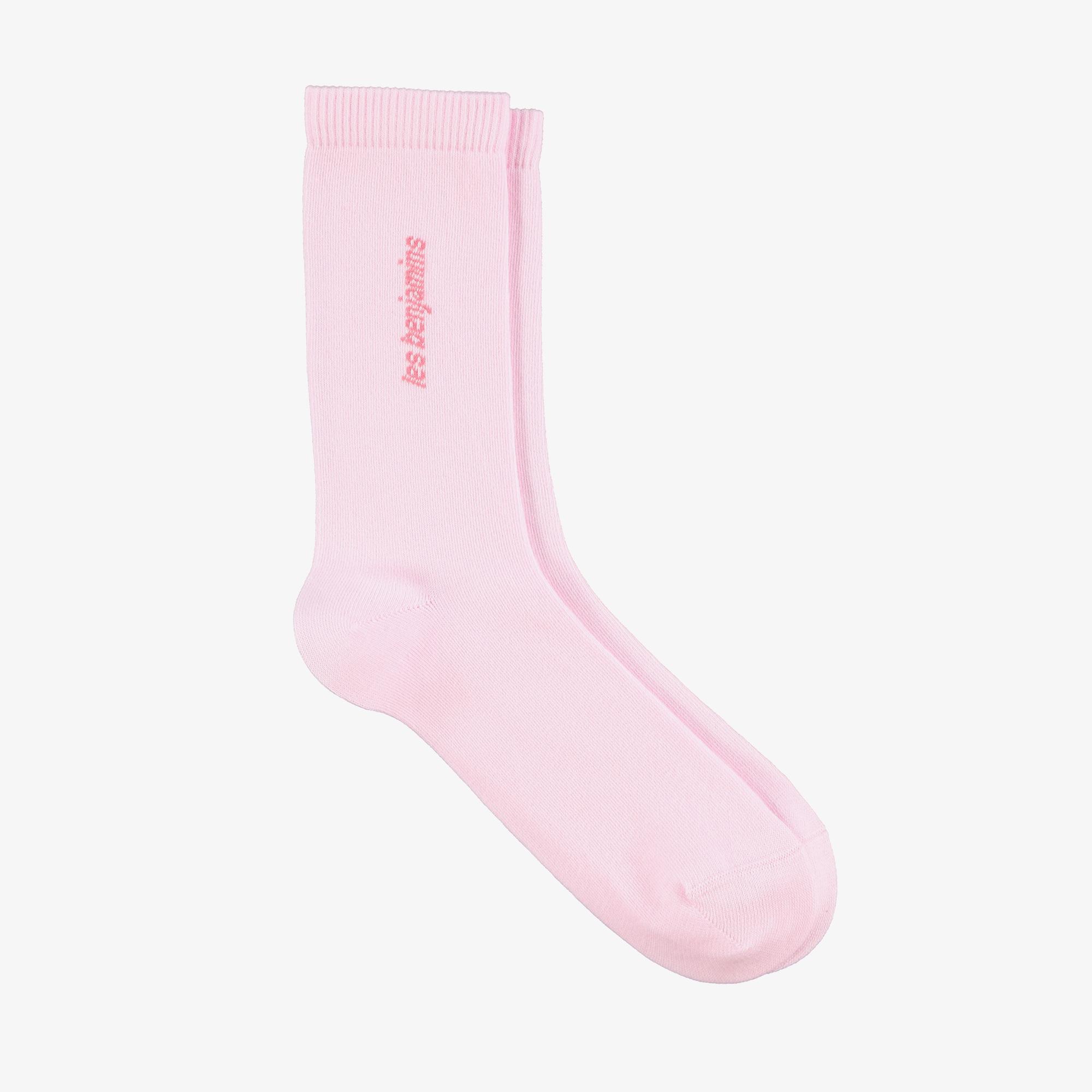 Les Benjamins 305 Unisex Pembe Çorap