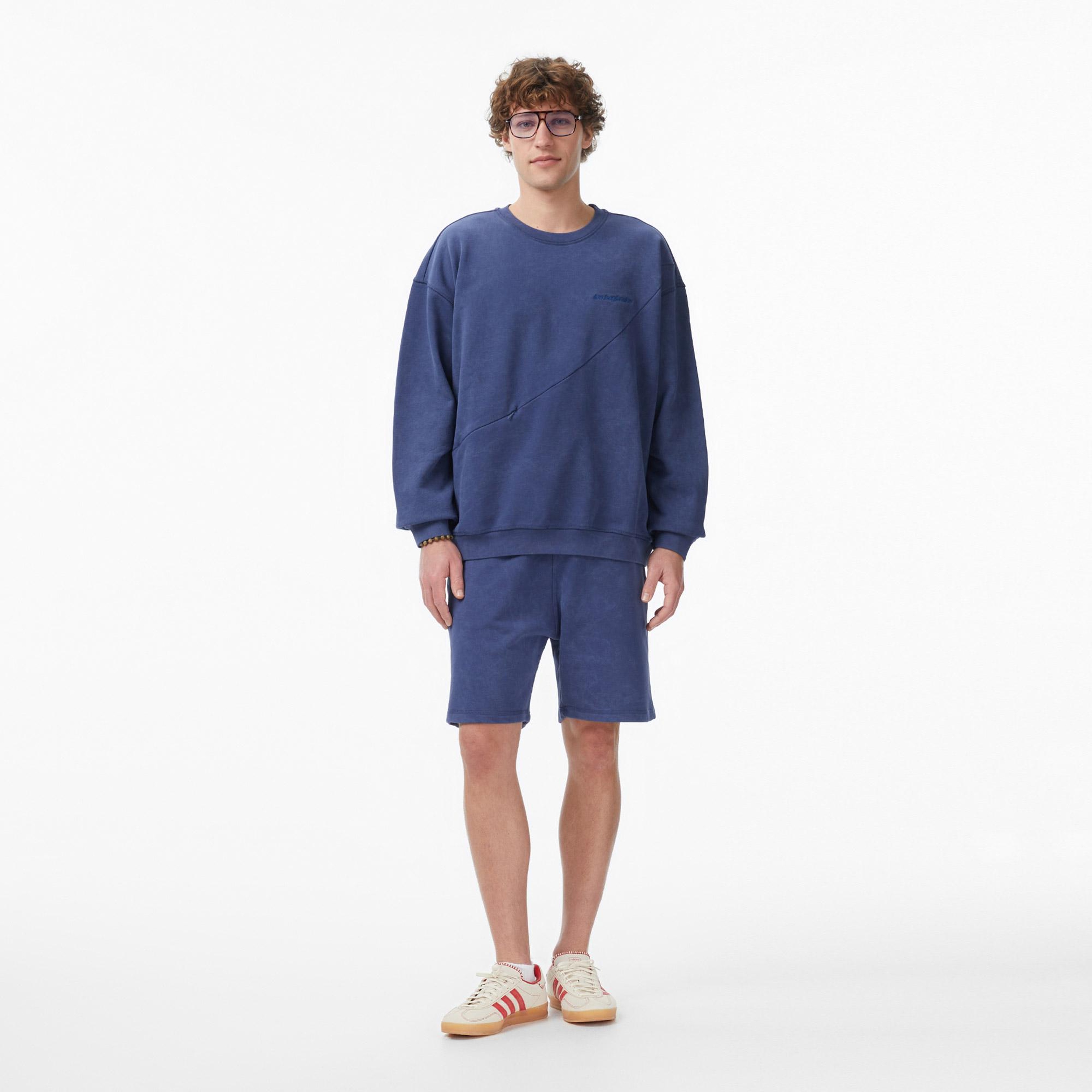 Les Benjamins 303 Erkek Mavi Sweatshirt