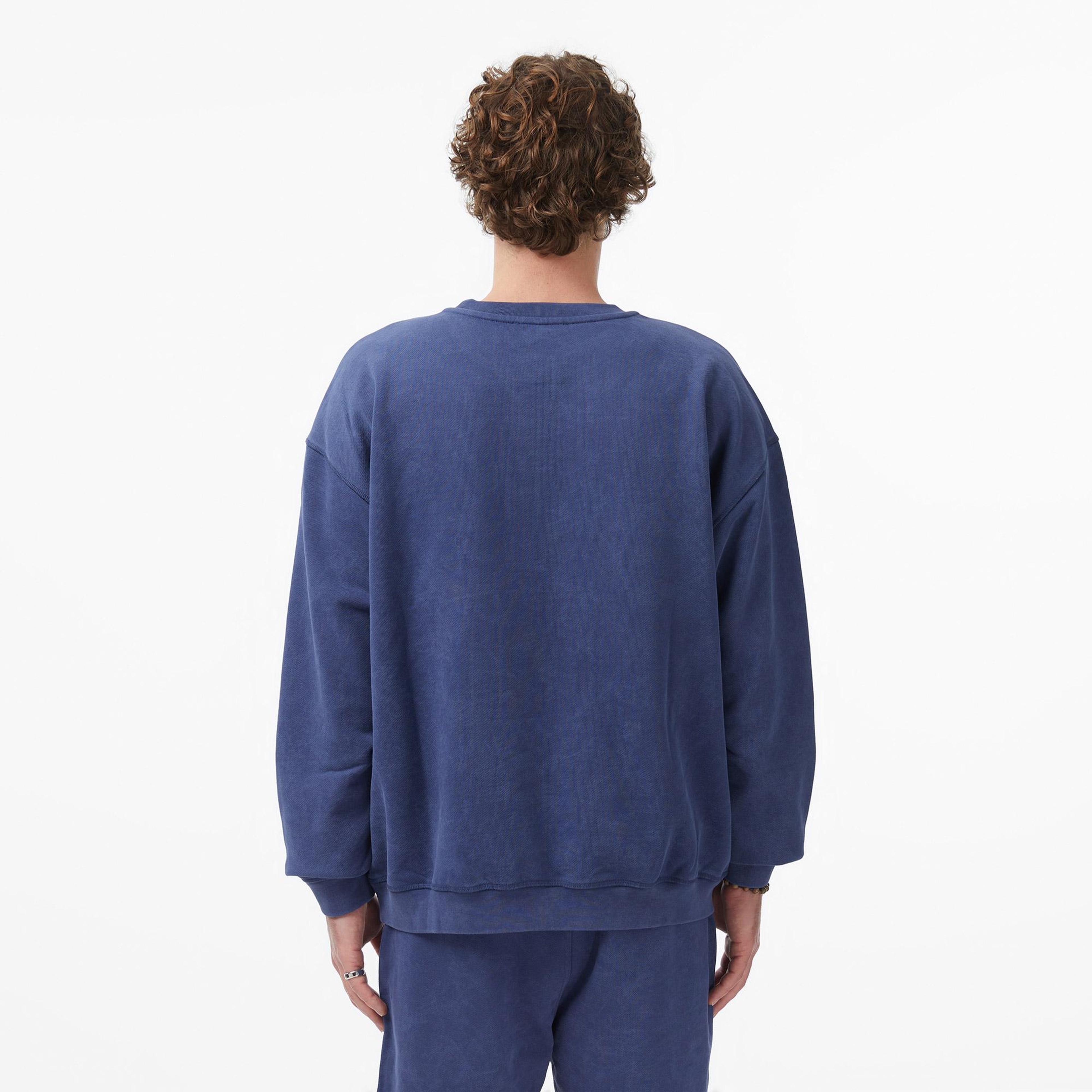 Les Benjamins 303 Erkek Mavi Sweatshirt